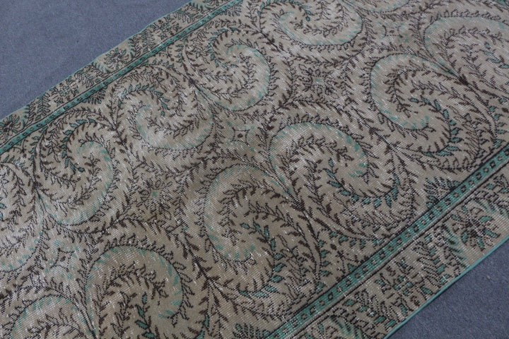 Salon Halısı, Antika Halı, Yatak Odası Halısı, Bej Mutfak Halısı, Oturma Odası Halıları, Türk Halısı, 5.4x9.6 ft Büyük Halı, Oushak Halıları, Vintage Halı