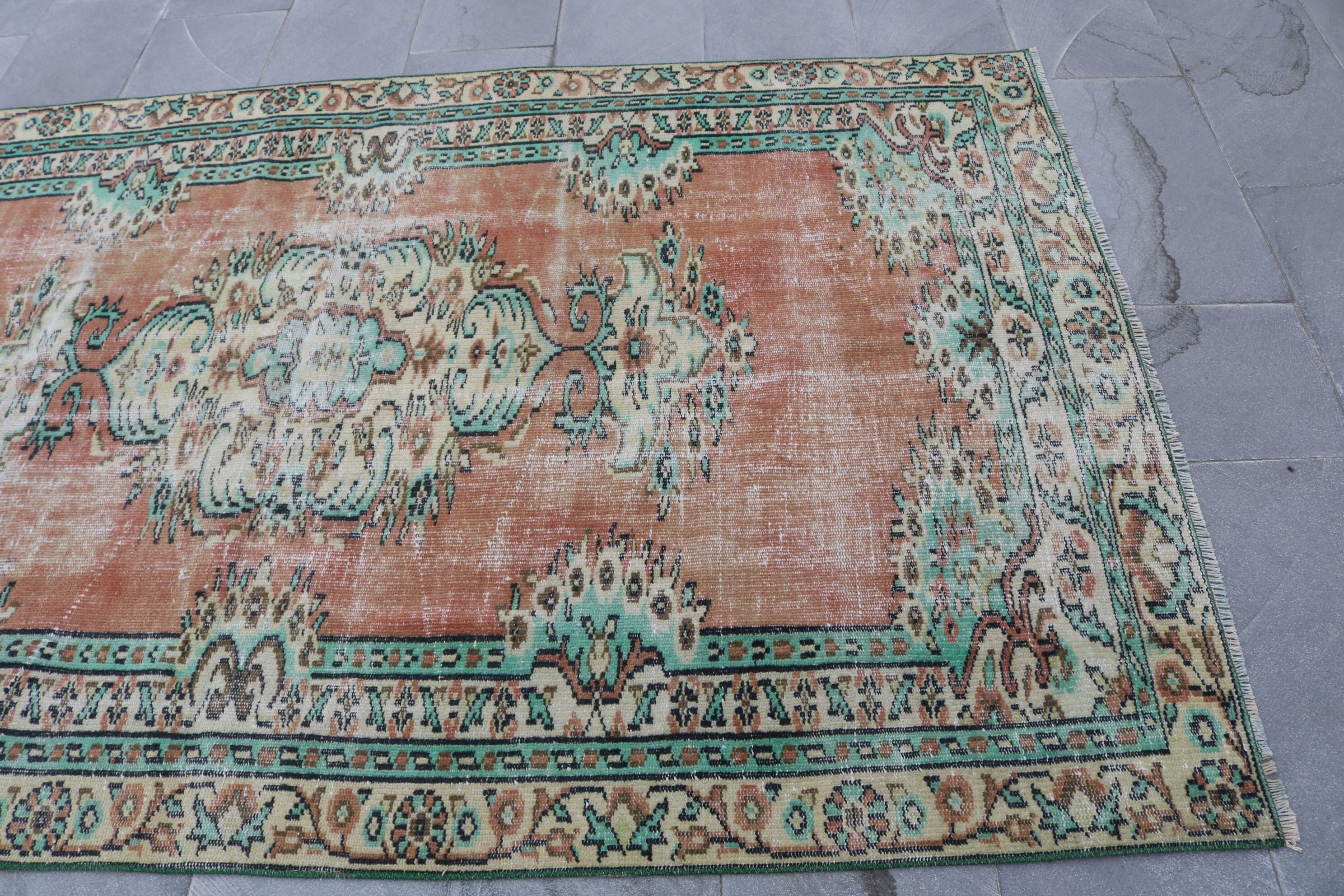 Living Room Rugs, Cool Rug, Turkey Rug, Salon Rug, Turkish Rugs, 5x8.2 ft Large Rug, Bedroom Rug, Vintage Rug, Rugs for Dining Room