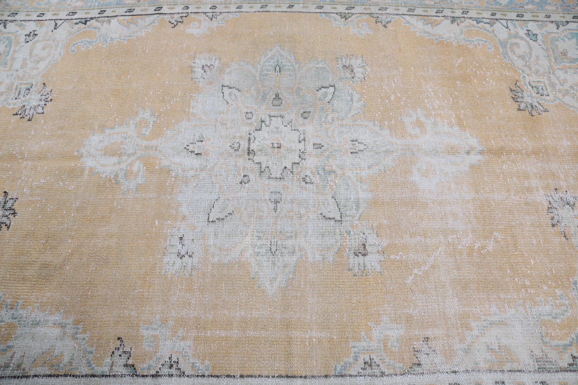 Boho Halıları, Sarı Yatak Odası Halıları, 5.8x8.7 ft Büyük Halılar, Fas Halısı, Büyük Oushak Halıları, Salon Halıları, Yatak Odası Halıları, Vintage Halılar, Türk Halısı