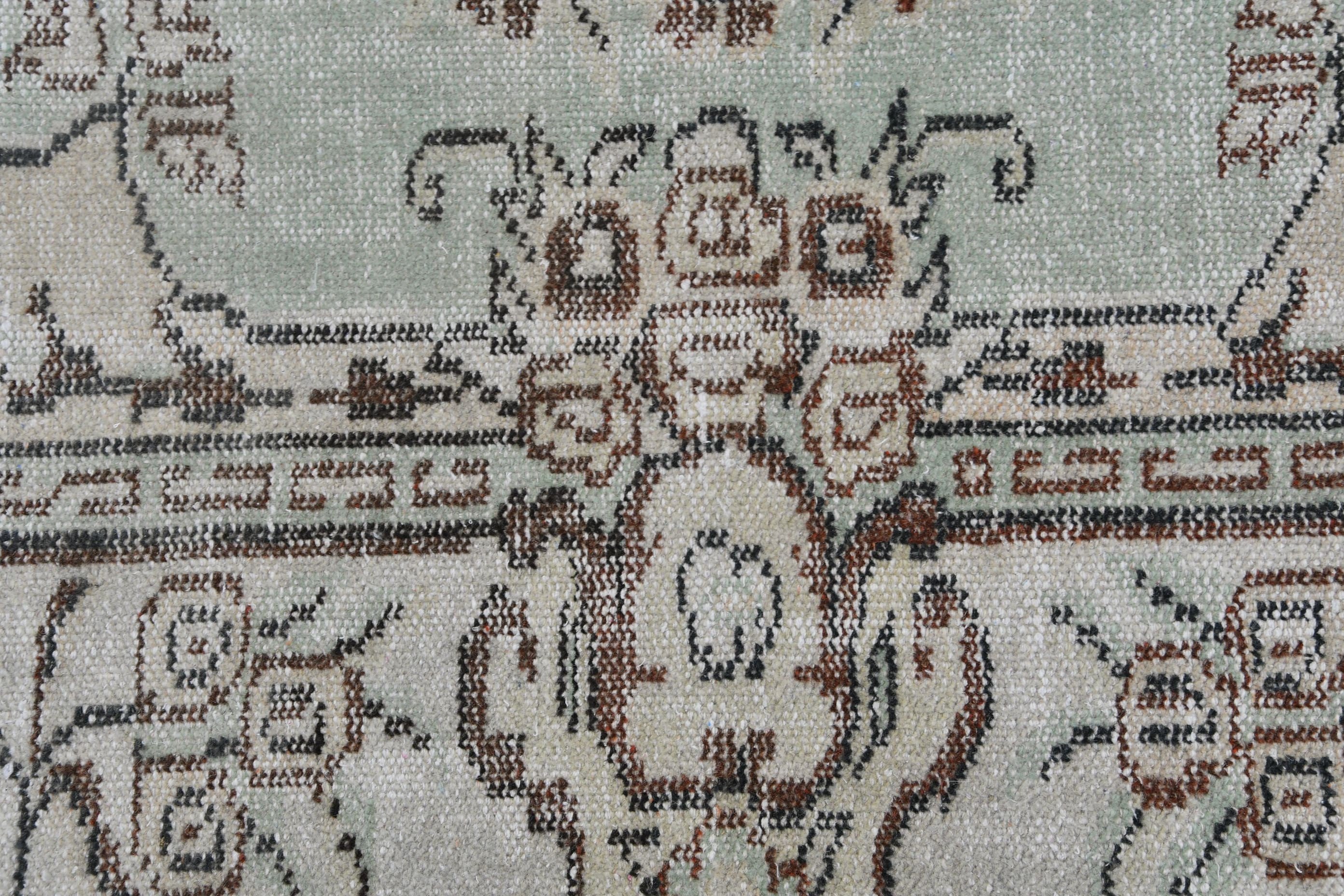 Living Room Rugs, Home Decor Rug, Dining Room Rugs, Oushak Rug, 5.7x9.5 ft Large Rugs, Turkish Rug, Green Anatolian Rug, Vintage Rug
