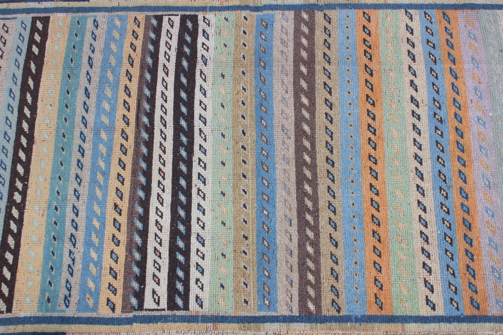 Gökkuşağı Oryantal Halı, Çocuk Halısı, Yatak Odası Halısı, Banyo Halısı, Türk Halıları, Vintage Halılar, Sanat Halısı, 2,5x4,3 ft Küçük Halılar