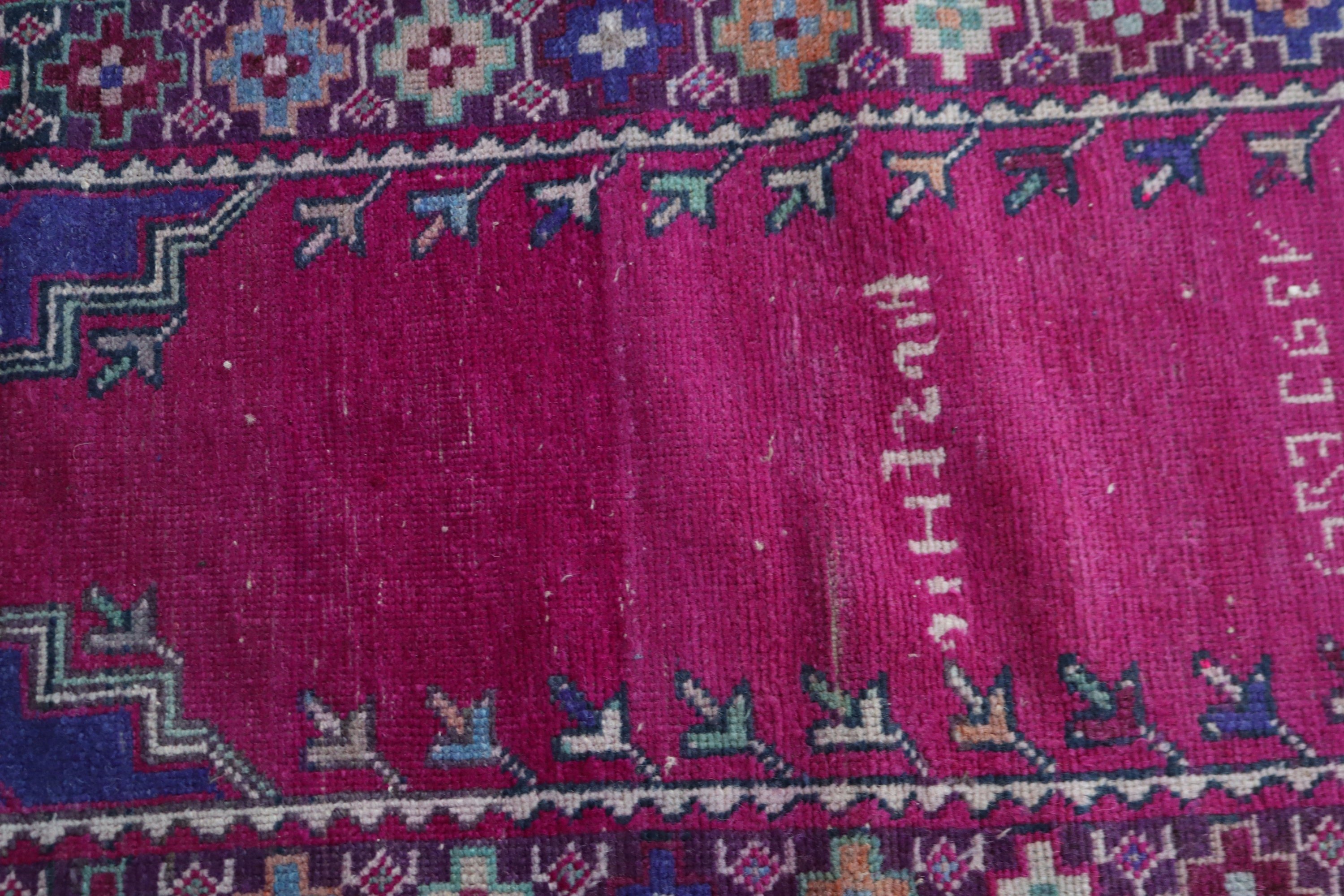 Modern Rug, Nursery Rugs, Vintage Rugs, Turkish Rug, Outdoor Rug, 1.9x4.1 ft Small Rug, Moroccan Rugs, Pink Neutral Rug, Small Area Rug