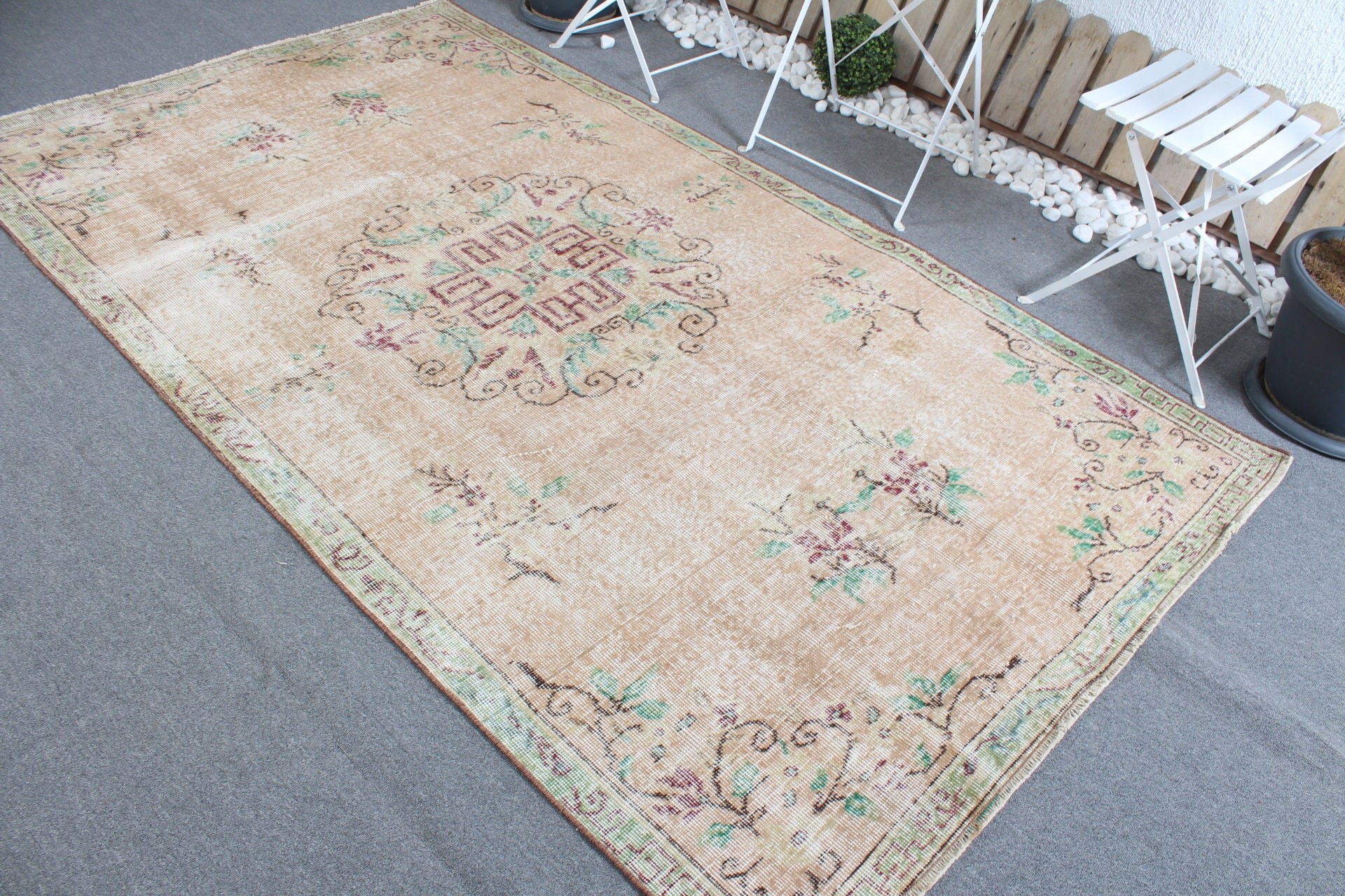 Bedroom Rug, Dining Room Rugs, Vintage Rugs, 4.8x8.5 ft Large Rugs, Brown Oriental Rugs, Salon Rug, Flatweave Rug, Turkish Rug, Wool Rug