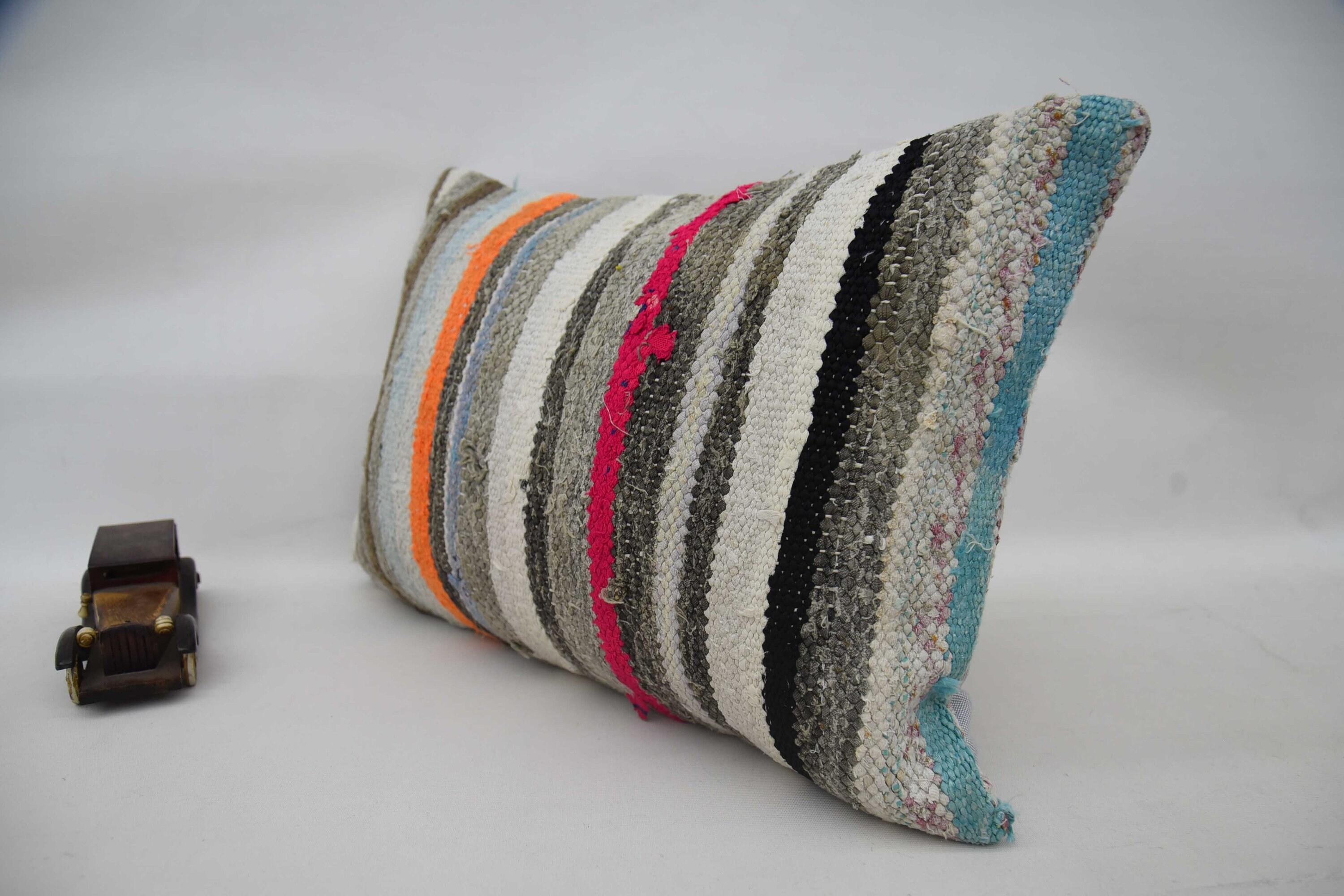 Interior Designer Pillow, 16"x24" Brown Pillow Cover, Boho Pillow Sham Cover, Turkish Kilim Pillow, Ethnic Pillow Cover Pillow Cover