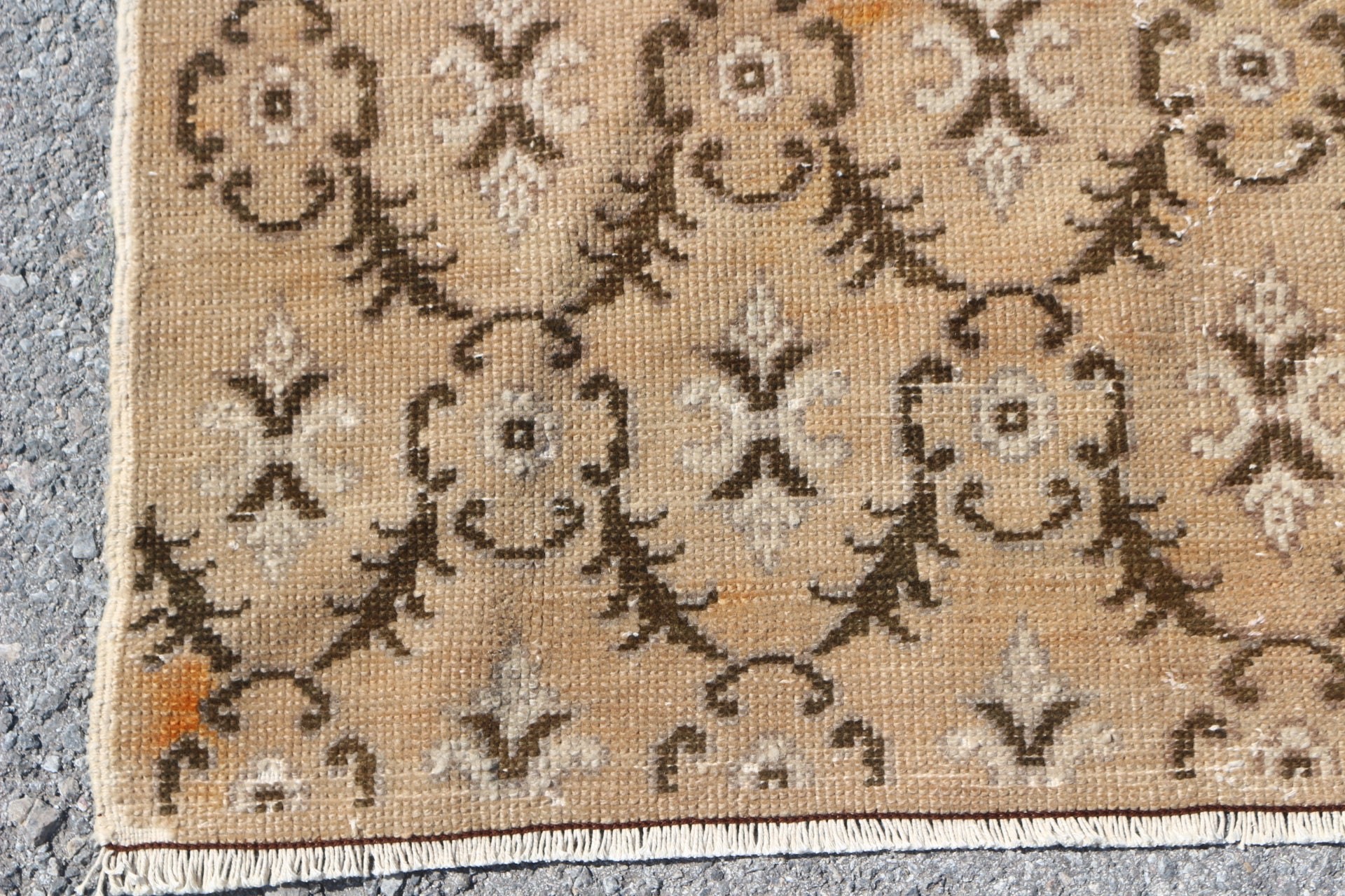 Kitchen Rug, Salon Rug, Living Room Rug, Rugs for Salon, Beige Floor Rug, 4.9x8.4 ft Large Rug, Wool Rugs, Turkish Rug, Vintage Rugs