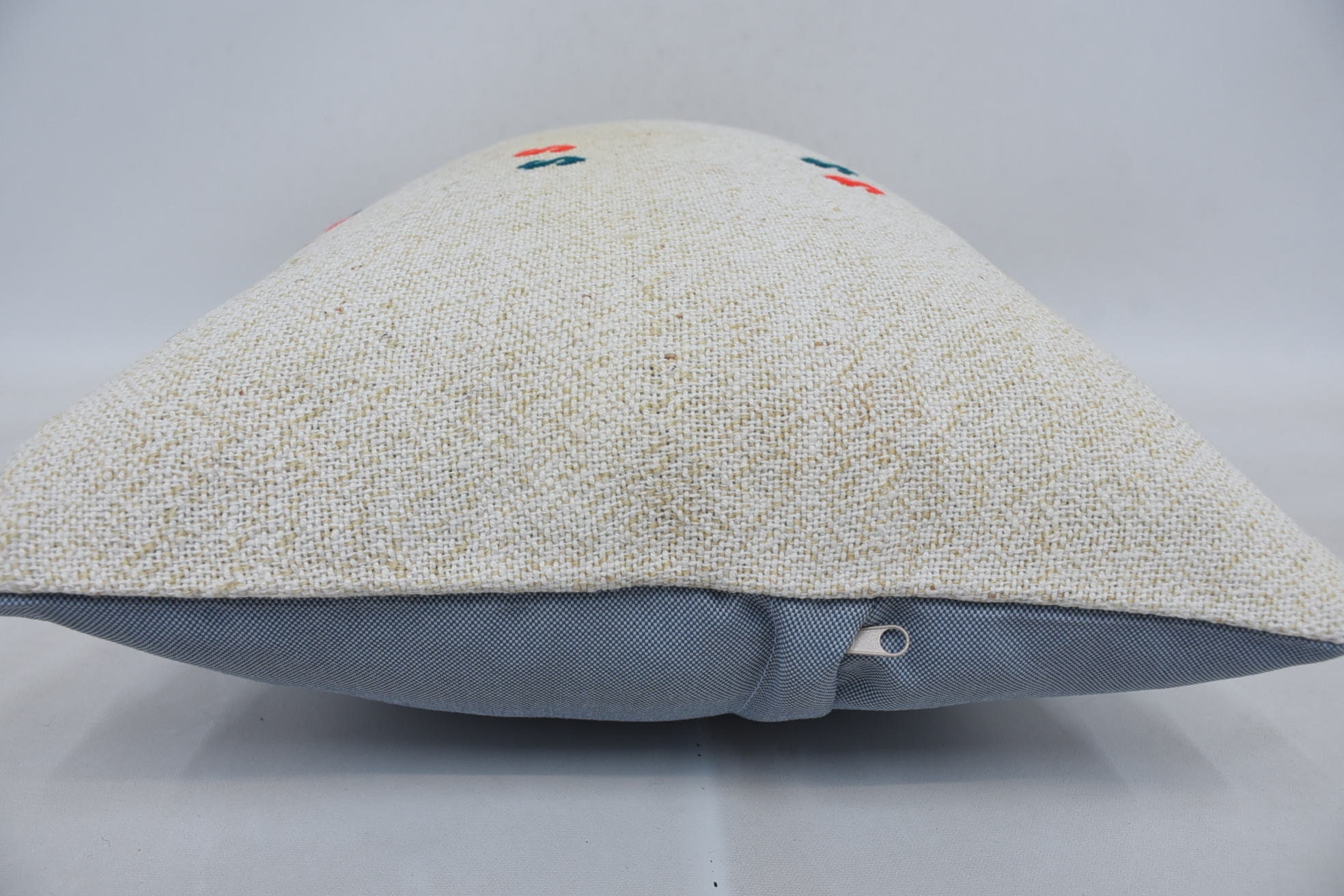 Vintage Kilim Throw Pillow, Handwoven Pillow Cover Cushion Case, 16"x24" White Pillow Case, Boho Pillow, Turkish Kilim Pillow