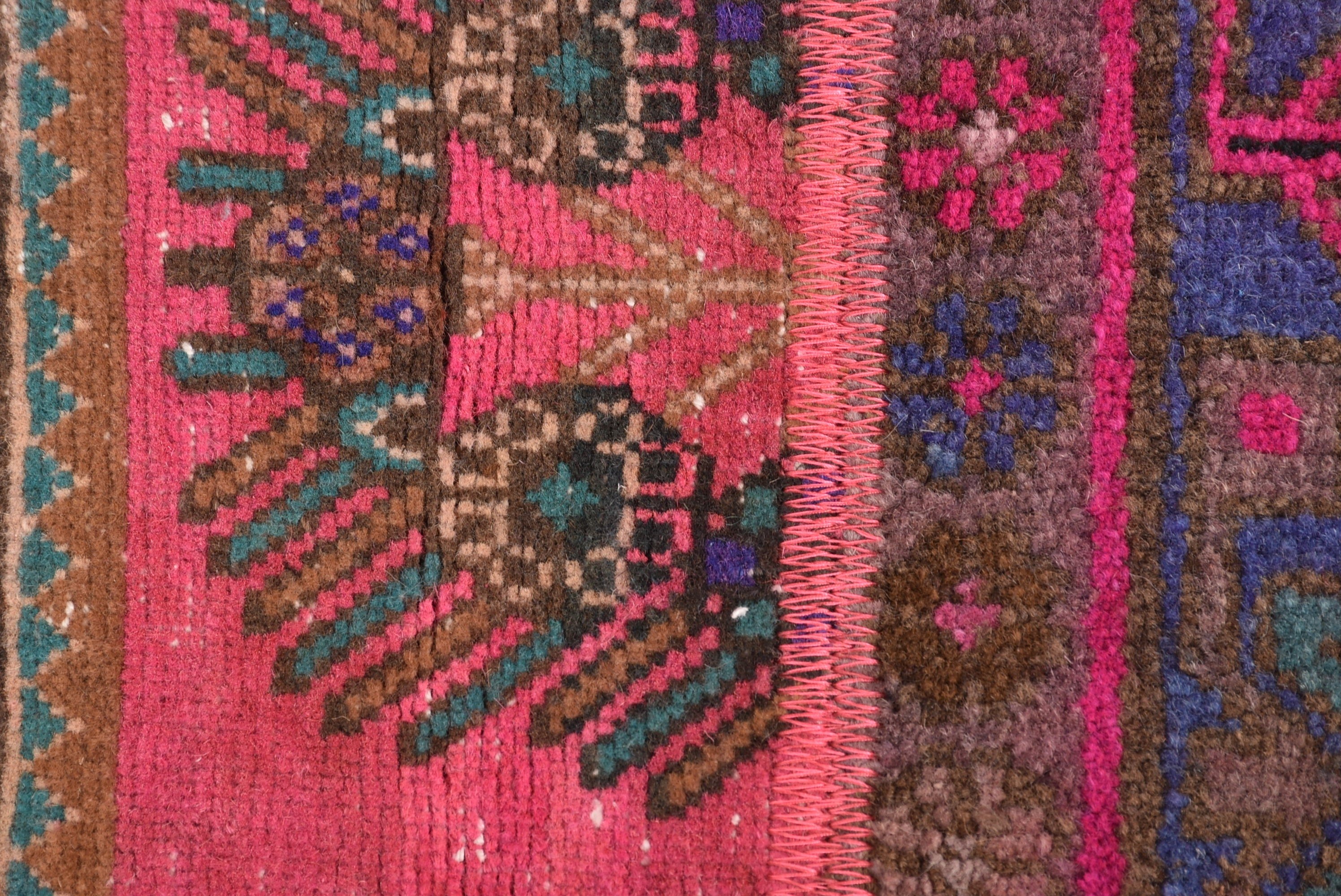 Turkish Rugs, Outdoor Rug, Small Area Rugs, Vintage Rugs, Pink Modern Rugs, 2.6x3.9 ft Small Rugs, Entry Rugs, Luxury Rug, Geometric Rugs