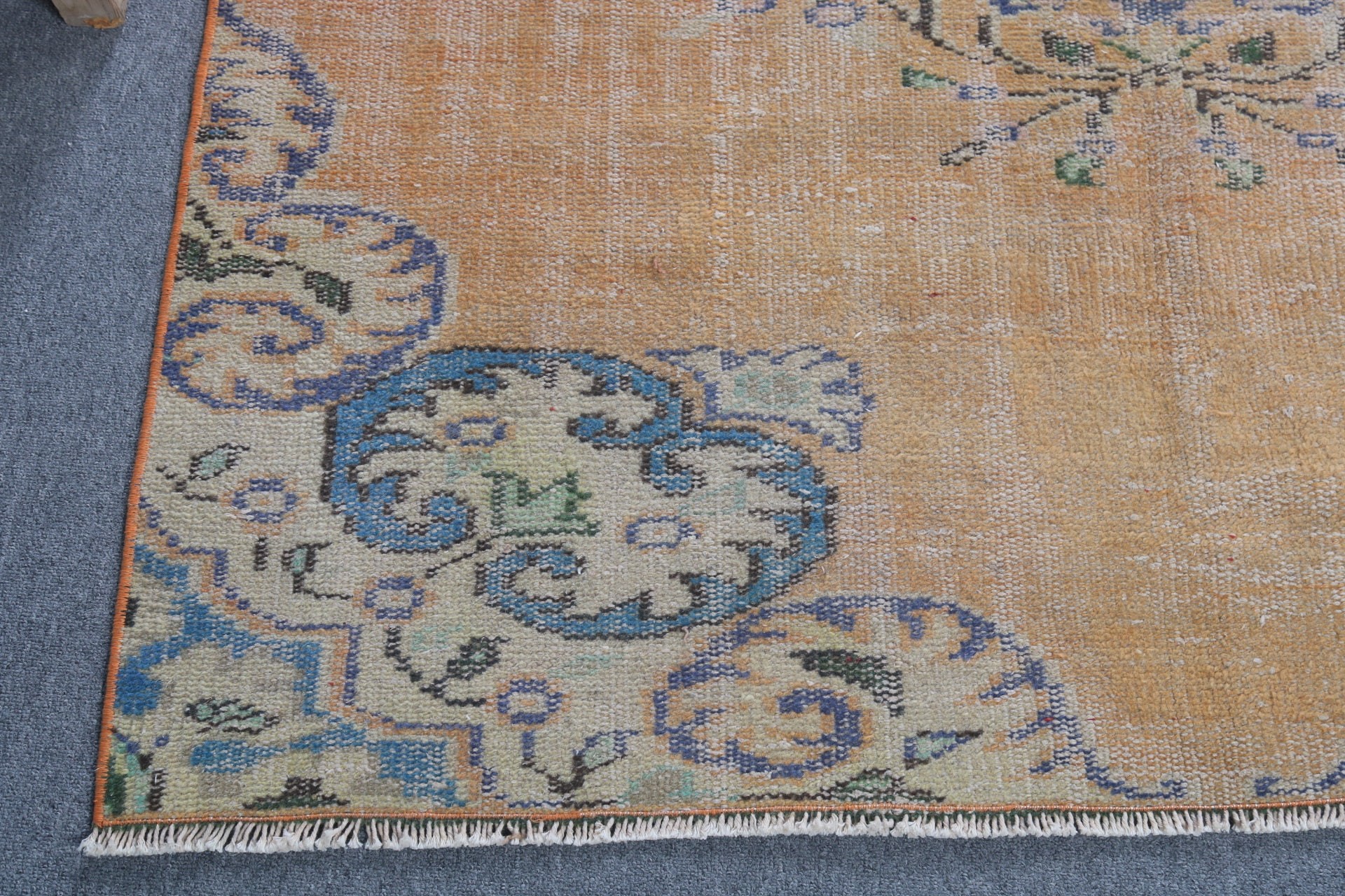 Living Room Rug, Indoor Rug, Turkish Rugs, Vintage Decor Rug, Cool Rug, 4.5x7.3 ft Area Rug, Vintage Rug, Rugs for Bedroom, Antique Rugs