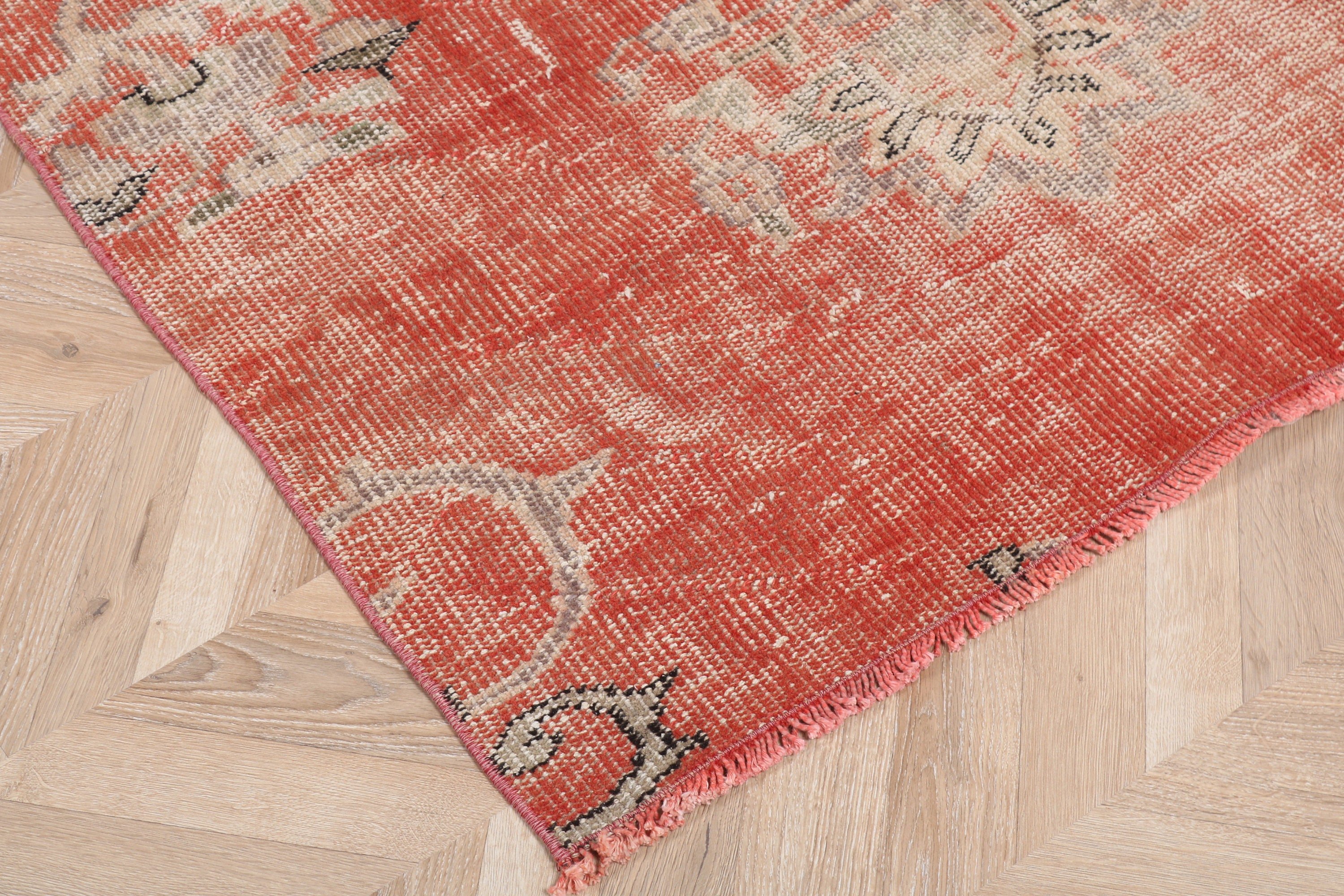 3.7x8.3 ft Area Rug, Boho Area Rugs, Flatweave Rugs, Vintage Rug, Turkish Rug, Red Anatolian Rugs, Nursery Rugs, Modern Rug