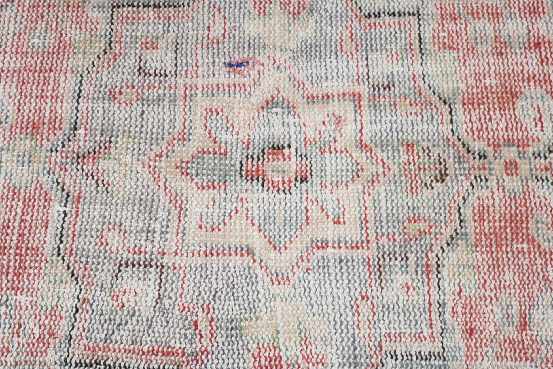 Rugs for Bath, Red Bedroom Rugs, Kitchen Rug, Vintage Rug, 2x3.4 ft Small Rugs, Oushak Rug, Turkish Rugs, Door Mat Rug, Small Boho Rugs