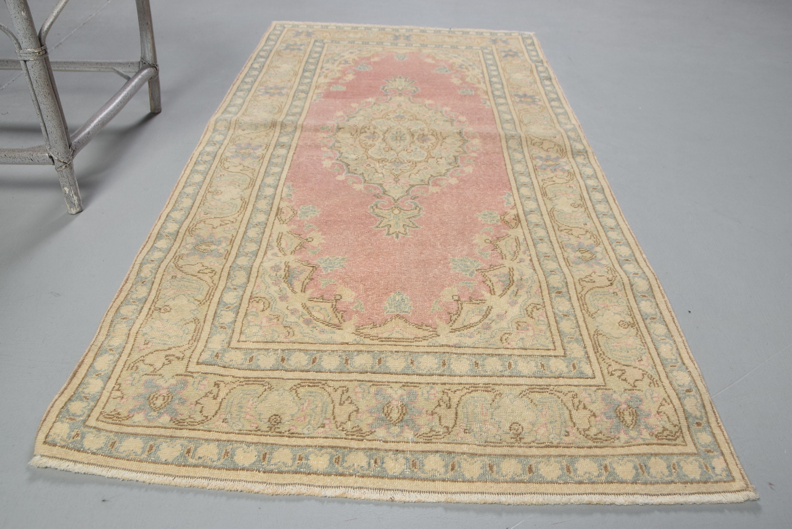 Yatak Odası Halısı, Türk Halısı, Vintage Halılar, Yün Halılar, Pembe Ev Dekorasyonu Halısı, 2,9x5,9 ft Accent Halı, Havalı Halı, Giriş Halıları, Yatak Odası Halıları