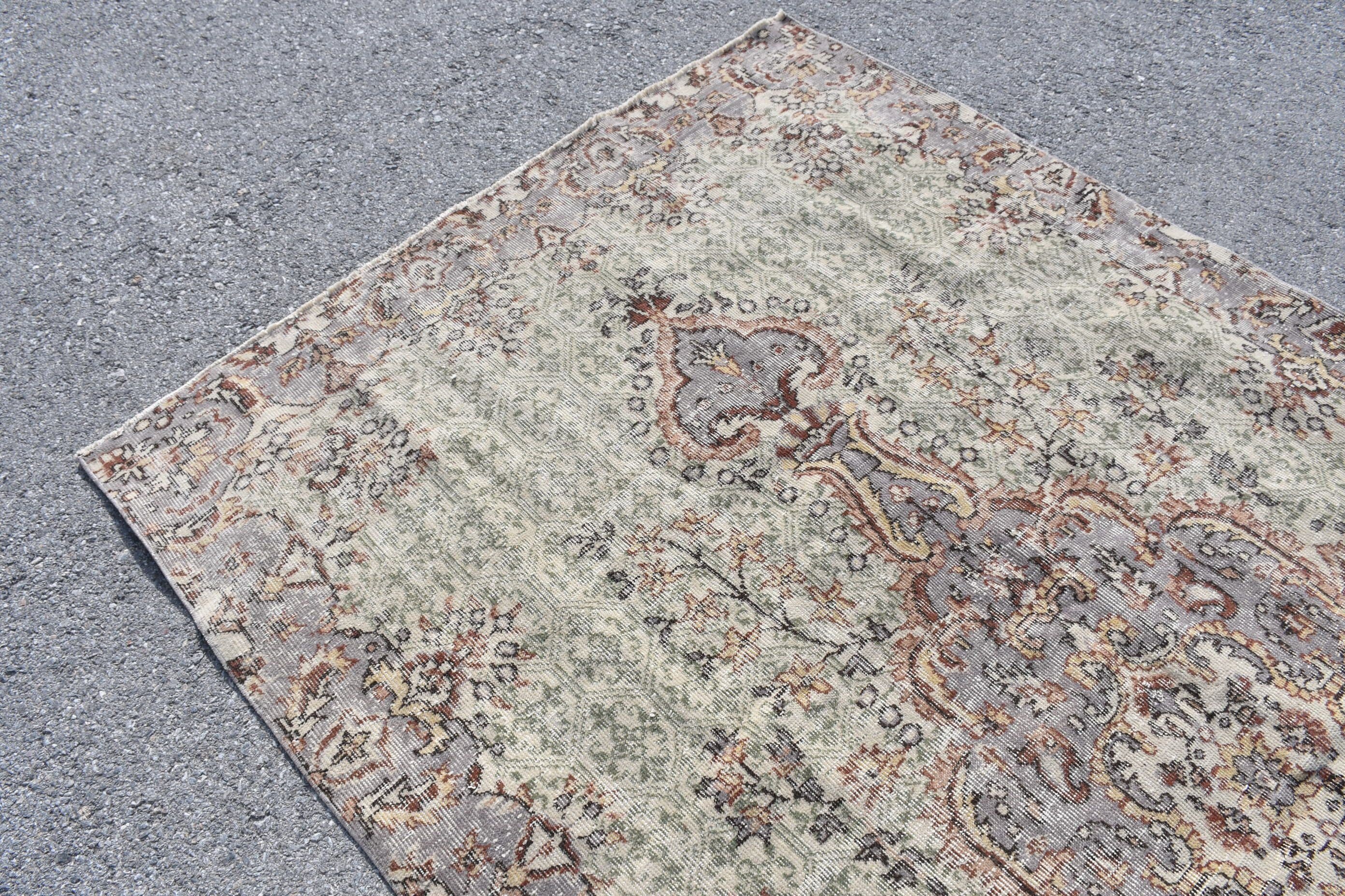 Living Room Rug, Vintage Rugs, Bedroom Rugs, Vintage Decor Rug, Rugs for Salon, Floor Rug, Moroccan Rug, Turkish Rugs, 5.3x9.8 ft Large Rug