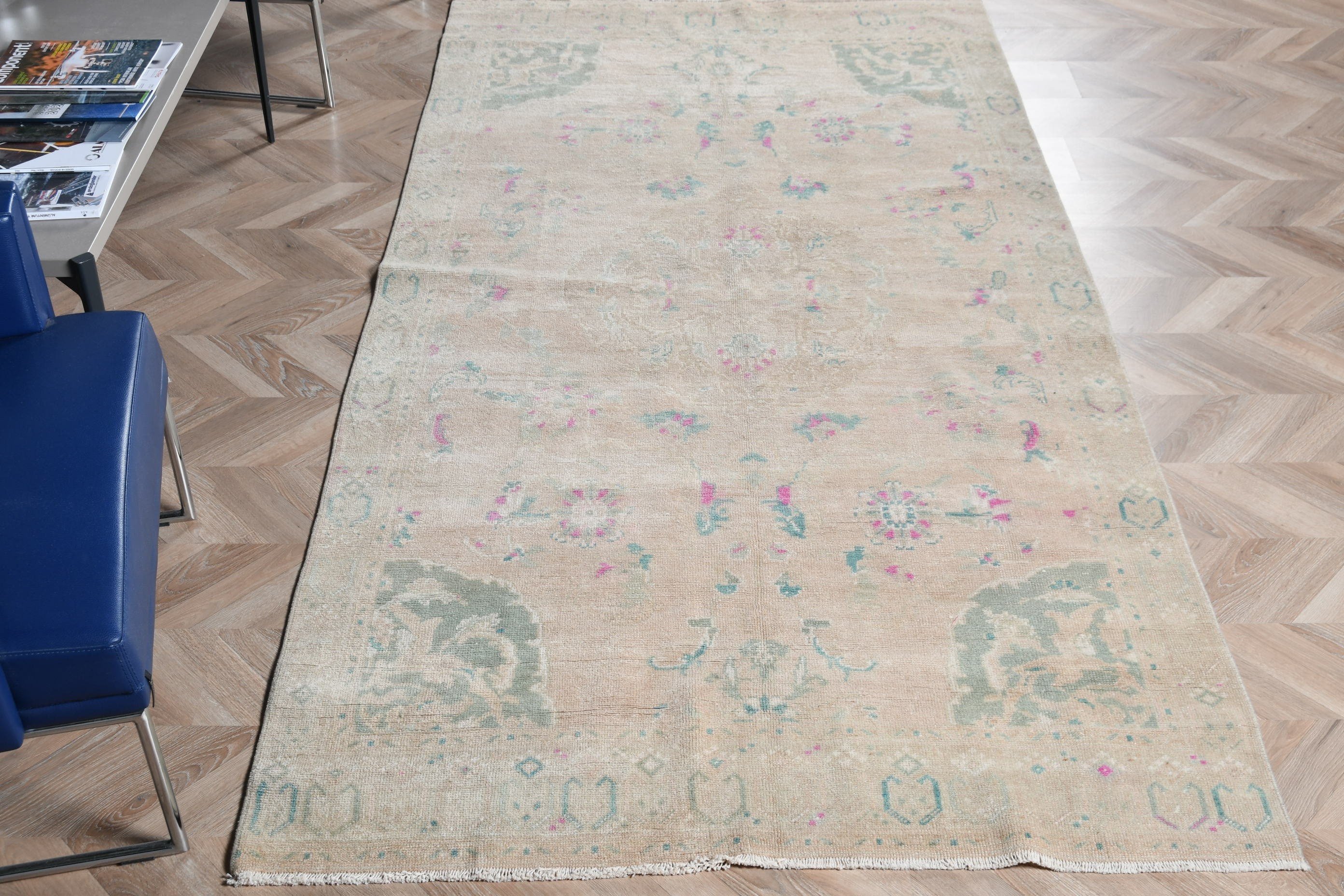 Yatak Odası Halıları, Yemek Odası Halıları, 4,3x9 ft Alan Halısı, Fas Halısı, Eklektik Halı, Vintage Halı, Beyaz Yün Halılar, Türk Halıları, Yatak Odası Halısı