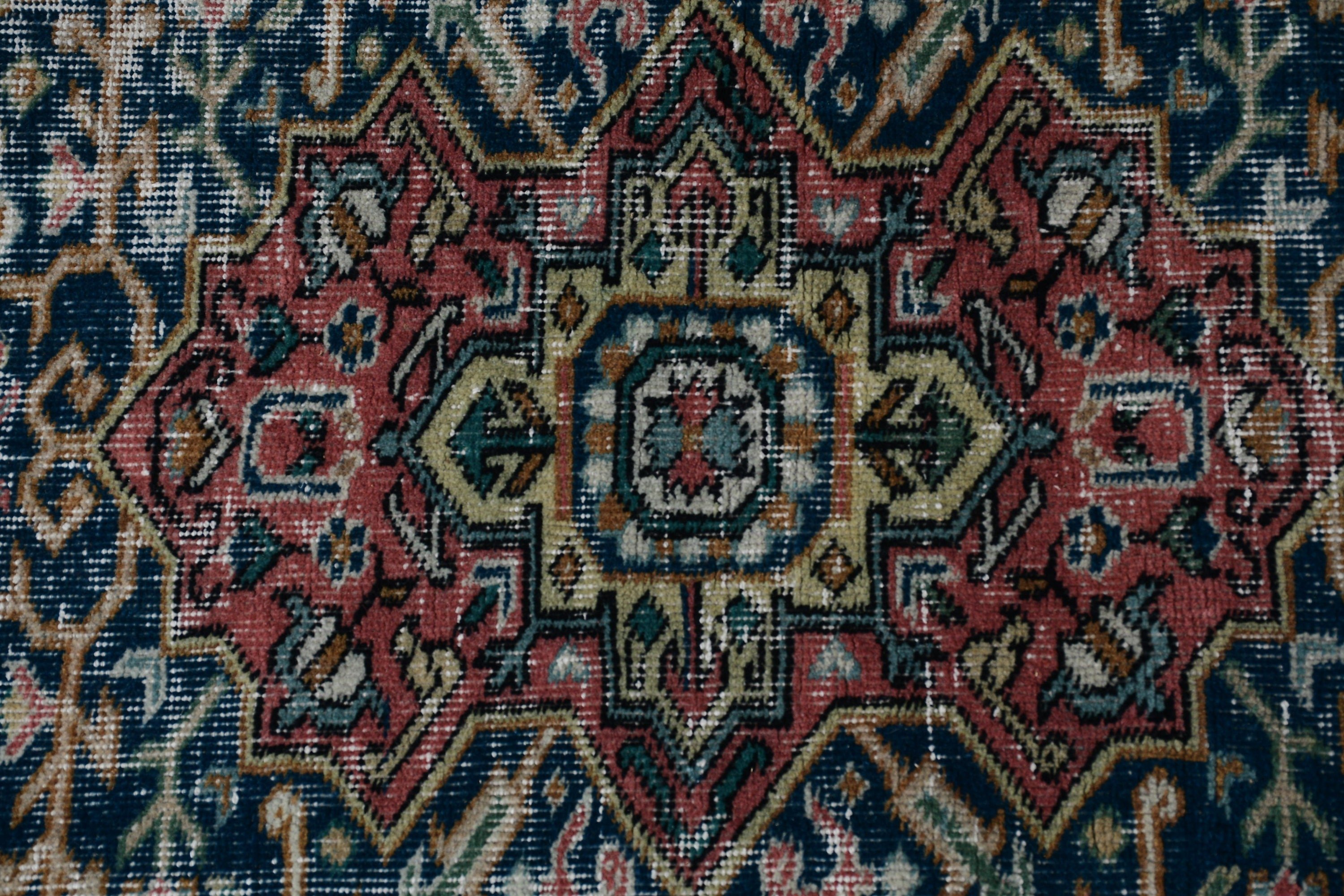 Vintage Rugs, Rugs for Indoor, Antique Rug, Turkish Rug, Kitchen Rugs, Natural Rugs, Blue  4x7.8 ft Area Rug