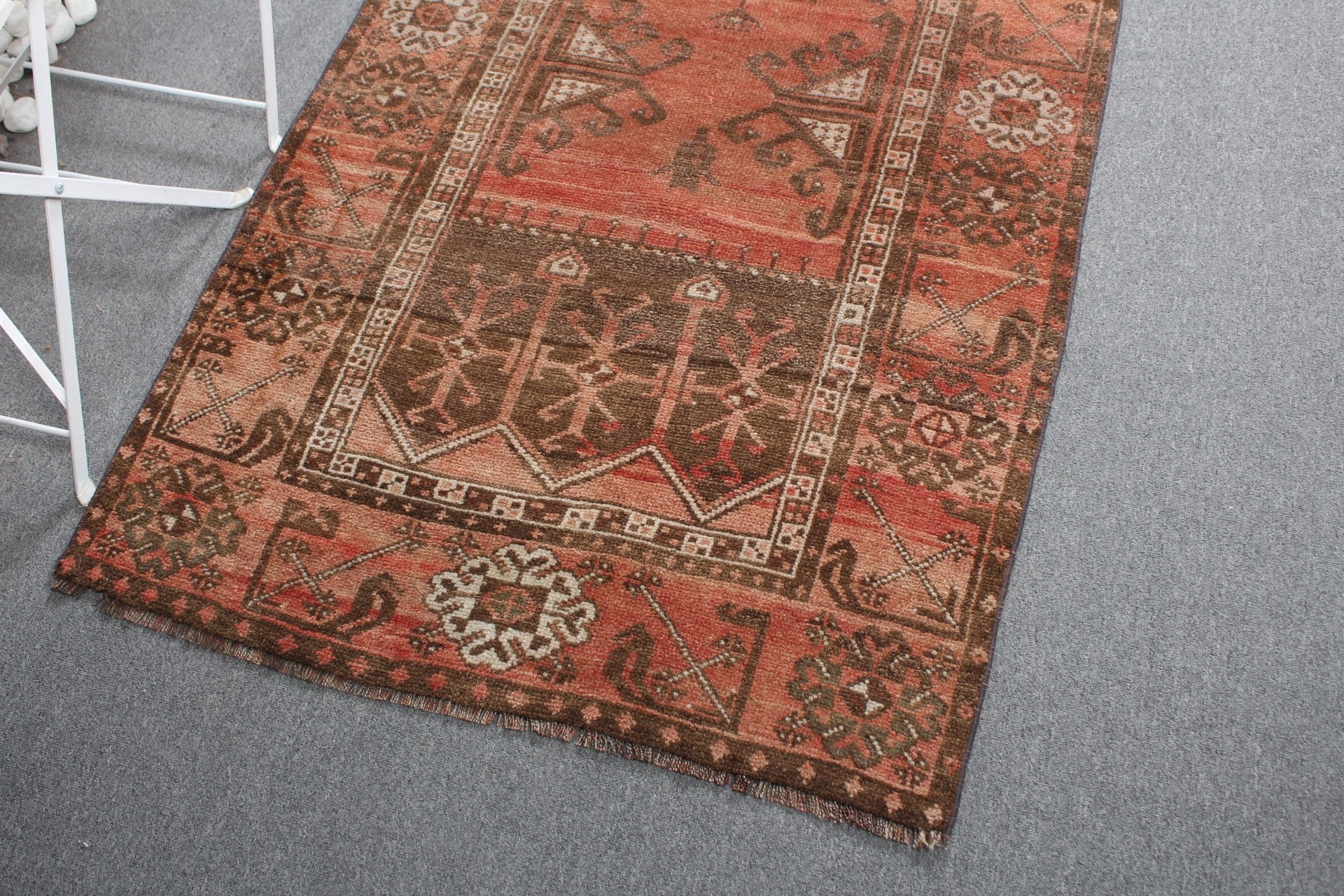 Nursery Rugs, Turkish Rug, Kitchen Rug, Red Antique Rug, Entry Rug, Vintage Rug, Rugs for Nursery, 3.1x5.2 ft Accent Rug, Antique Rugs