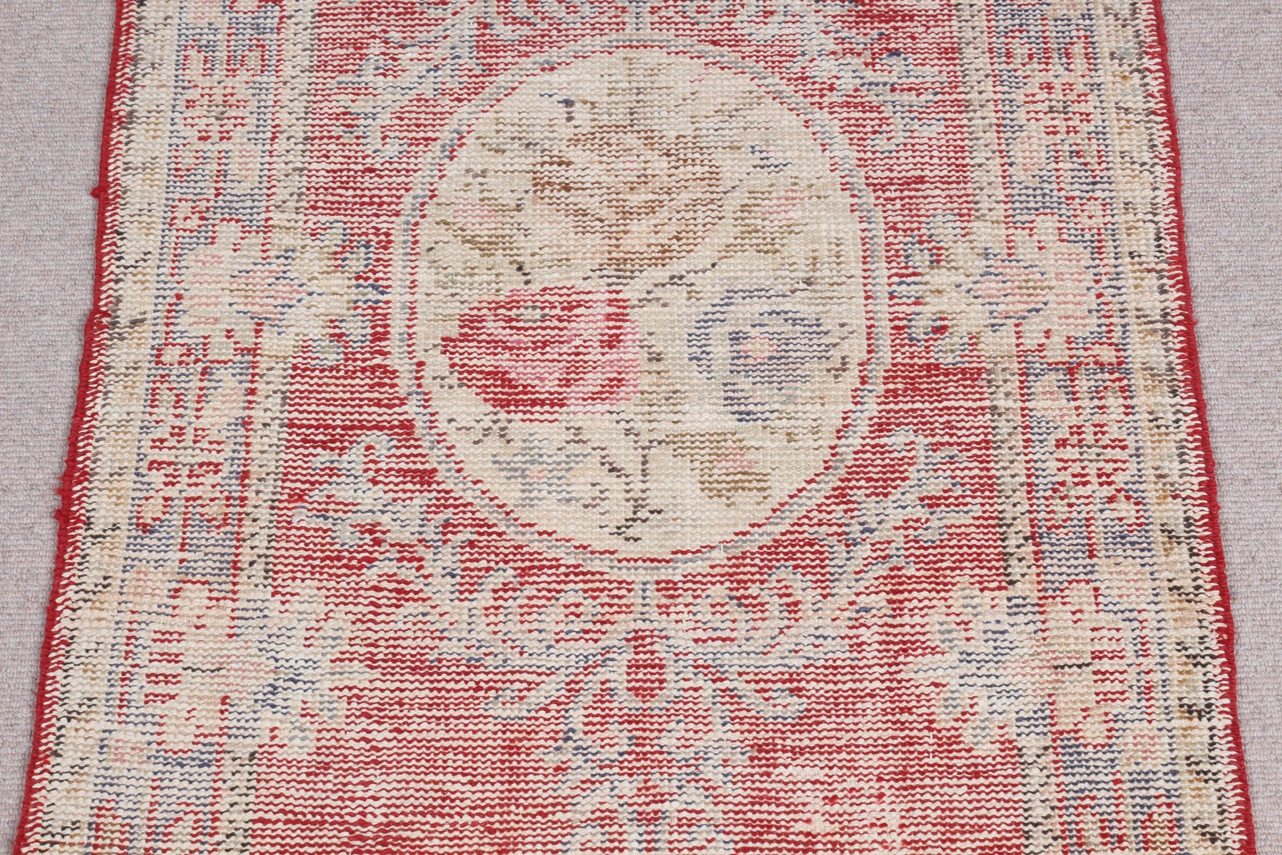 Vintage Halı, Araba Paspası Halıları, Yer Halısı, Türk Halıları, Duvara Asılı Halılar, Bej Fas Halısı, 2.7x4.5 ft Küçük Halı, Banyo Halısı, Yün Halı