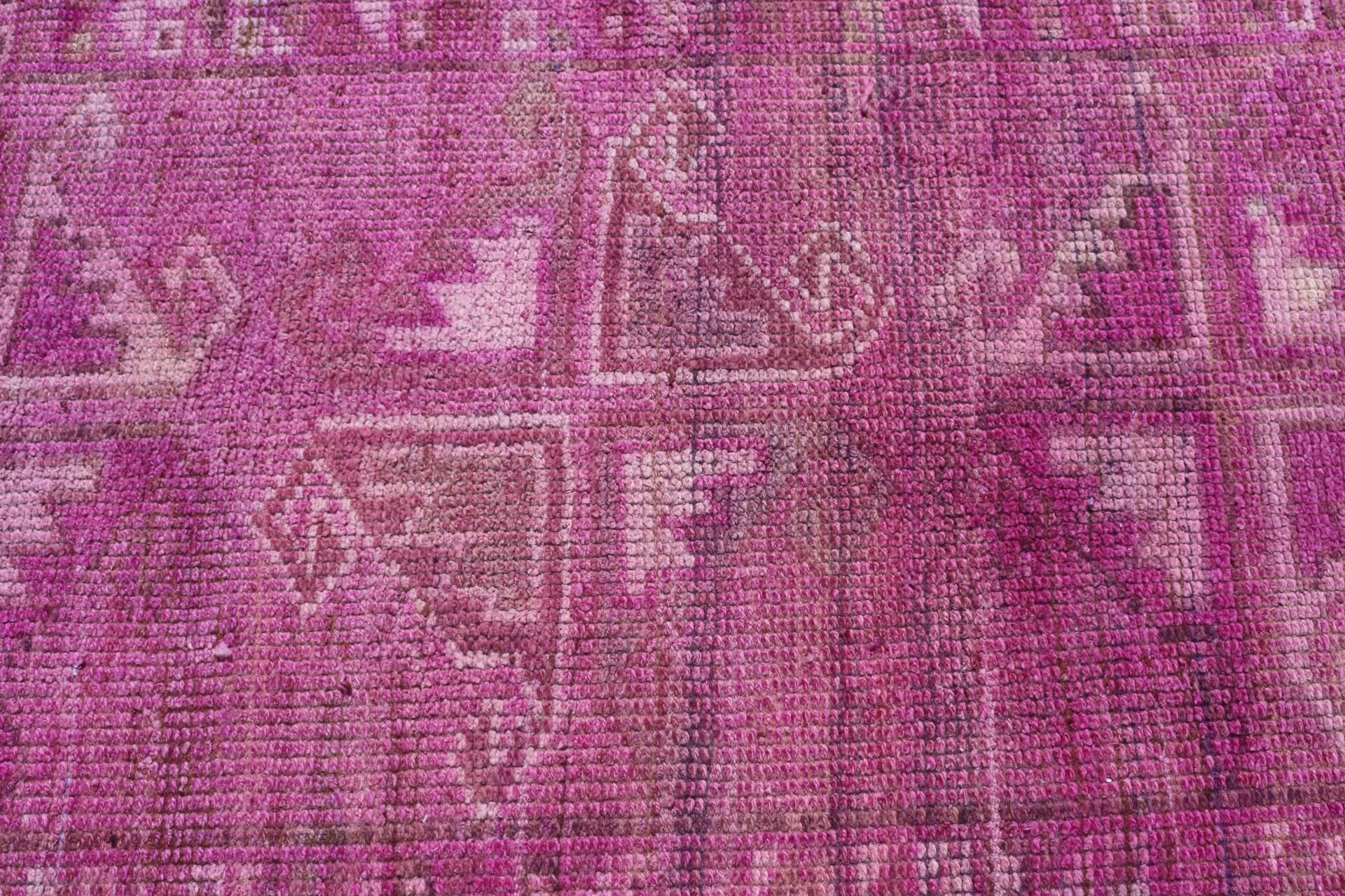 Vintage Halı, Anadolu Halısı, Koridor Halısı, Fas Halısı, 2.9x10.9 ft Runner Halısı, Türk Halısı, Pembe Oryantal Halısı, Koridor Halısı, Düz Dokuma Halıları