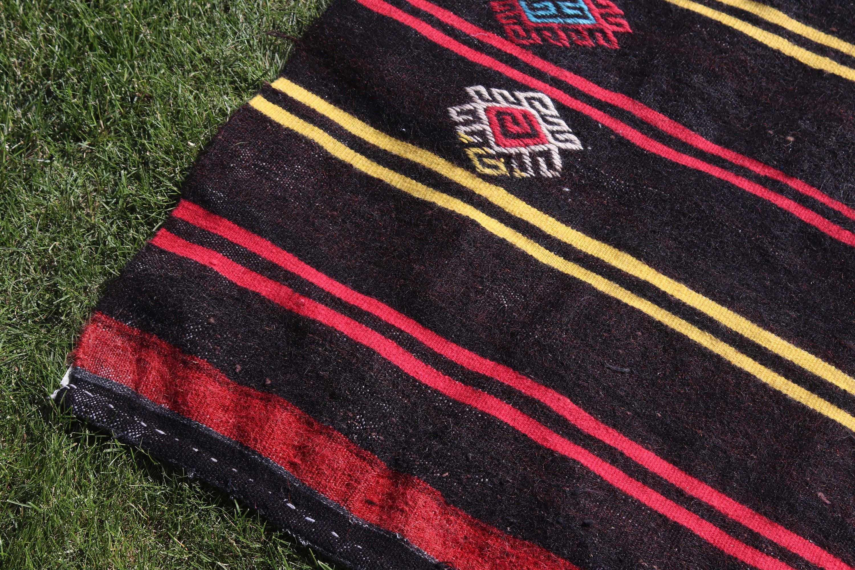 4.1x10.8 ft Runner Halılar, Boho Halılar, Pembe Açıklama Halıları, Vintage Halılar, Türk Halıları, Kilim, Mutfak Halısı, Koridor Halısı, Uzun Yolluk Halısı