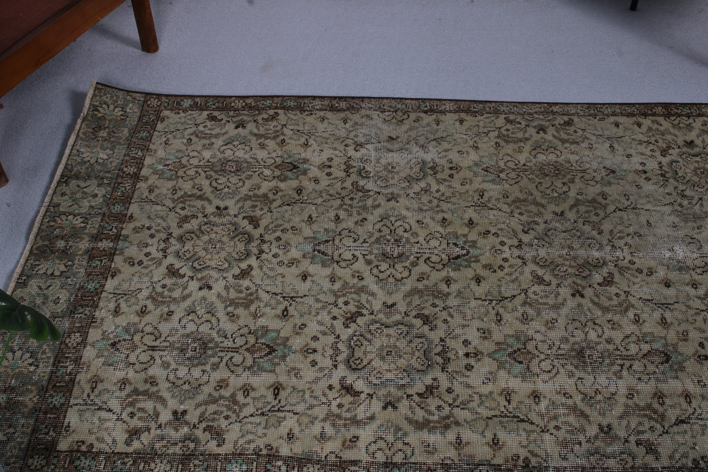 Vintage Halılar, Lüks Halı, 3,6x8,2 ft Alan Halısı, Bej Modern Halılar, Boho Alan Halıları, Boho Halıları, Türk Halıları, Yatak Odası Halıları, Türkiye Halısı