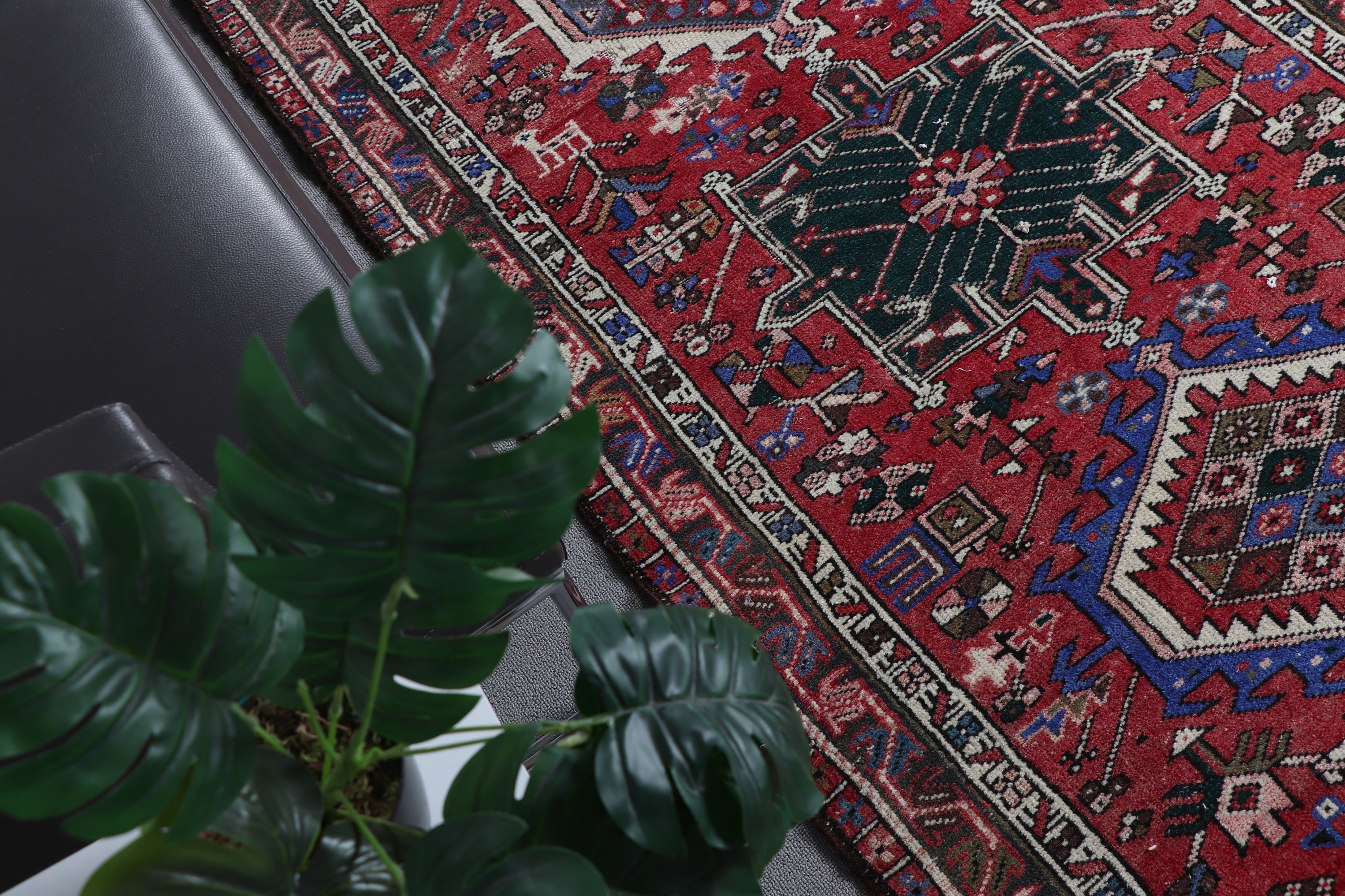 Wool Rug, Oriental Rug, Red  3.2x12.7 ft Runner Rug, Rugs for Hallway, Decorative Rug, Kitchen Rug, Turkish Rug, Vintage Rug