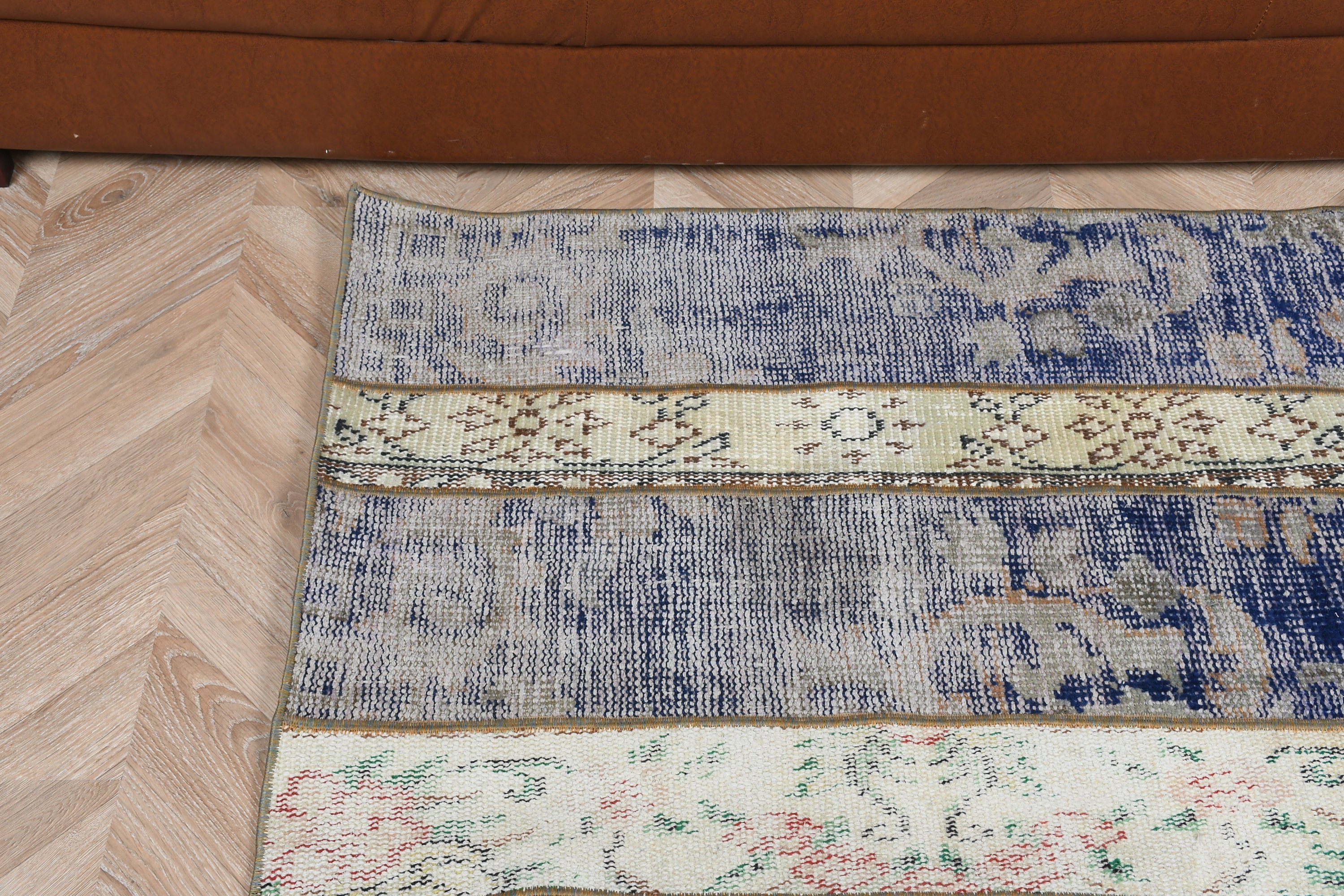 Bath Rug, Vintage Rug, Bedroom Rugs, Antique Rug, Turkish Rug, 2.2x3.3 ft Small Rug, Blue Moroccan Rugs, Entry Rug, Rugs for Nursery