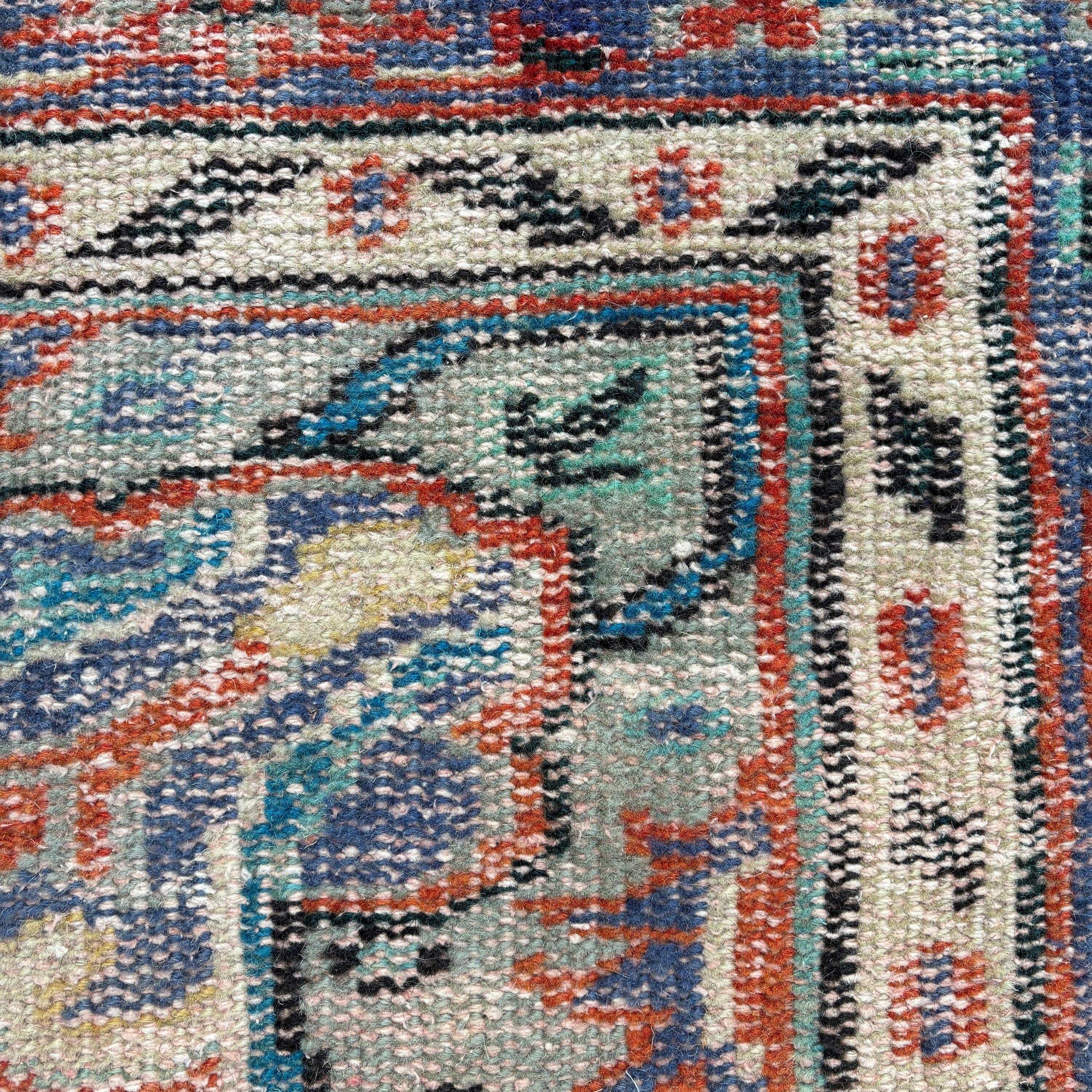 Türk Halıları, Yer Halıları, Turuncu Boho Halıları, Yatak Odası Halıları, Geleneksel Halı, Vintage Halı, El Dokuma Halı, 4,4x7,2 ft Alan Halısı, Fas Halısı