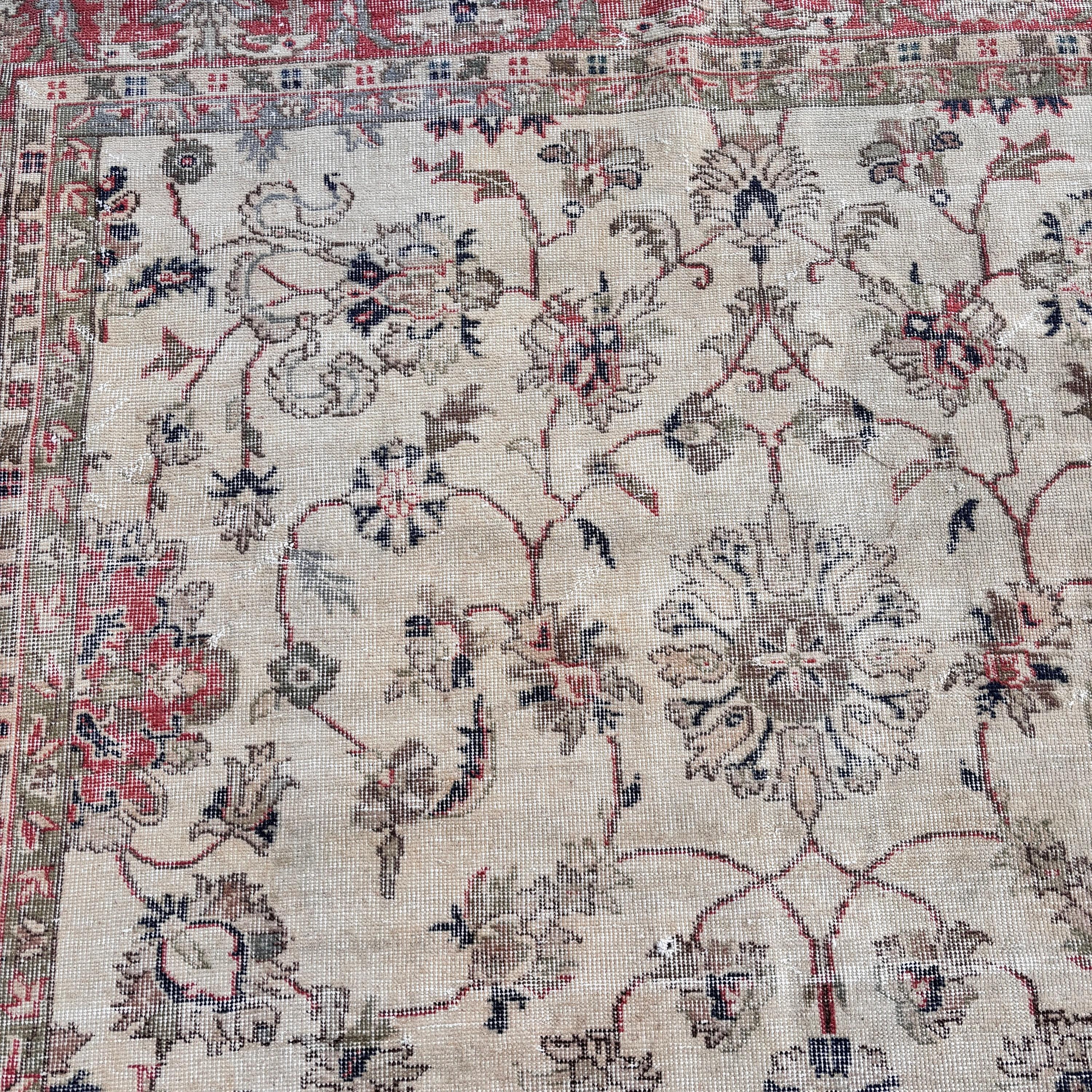 Salon Halısı, 5.7x8.6 ft Büyük Halı, Vintage Halılar, Bej Fas Halıları, Büyük Boho Halıları, Nötr Halı, Türk Halıları, Yer Halıları, Kabile Halısı