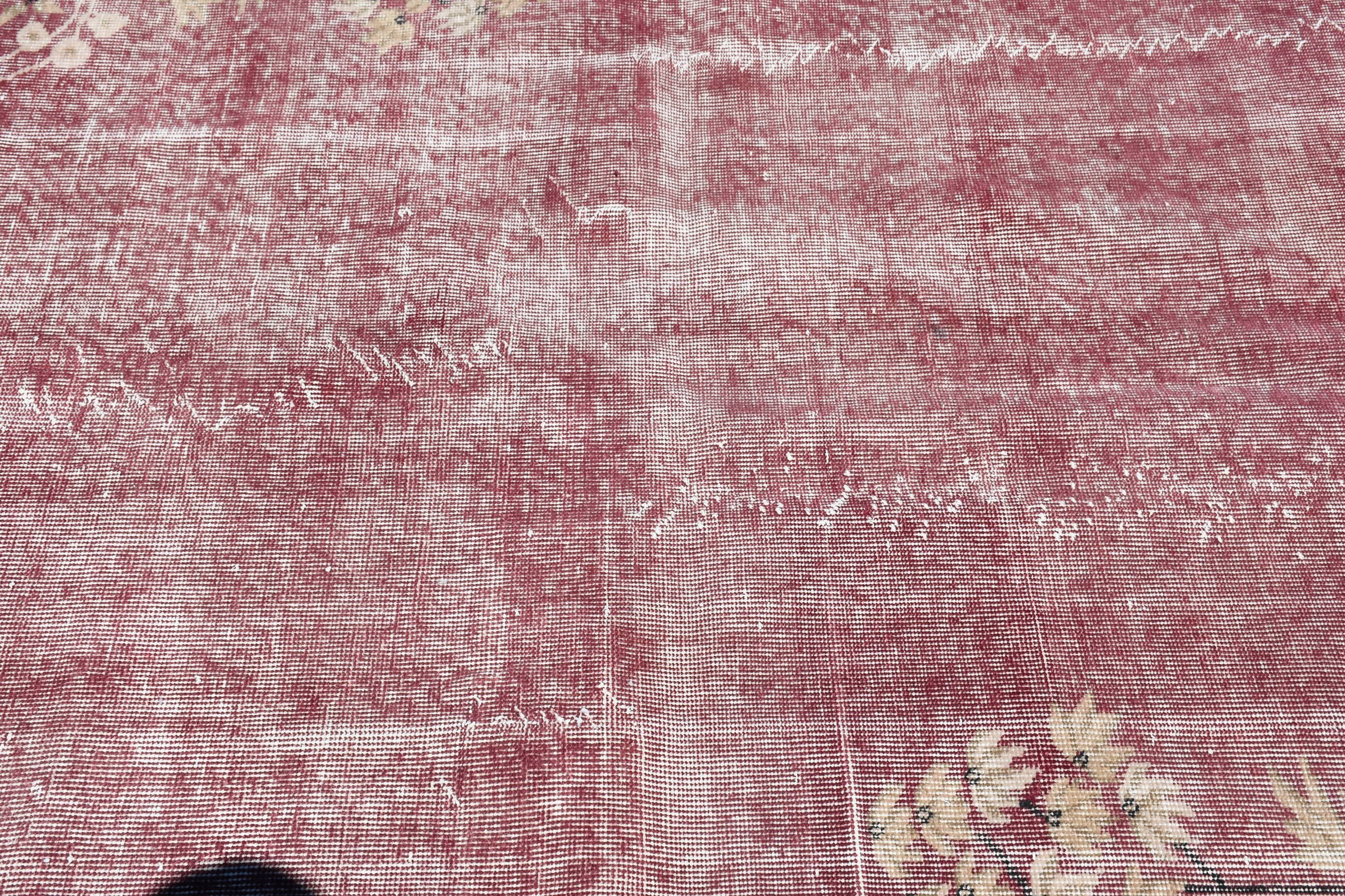 Pink Oriental Rug, Salon Rug, Living Room Rugs, Vintage Rug, 5.7x9.4 ft Large Rugs, Boho Rug, Turkish Rug, Cool Rugs