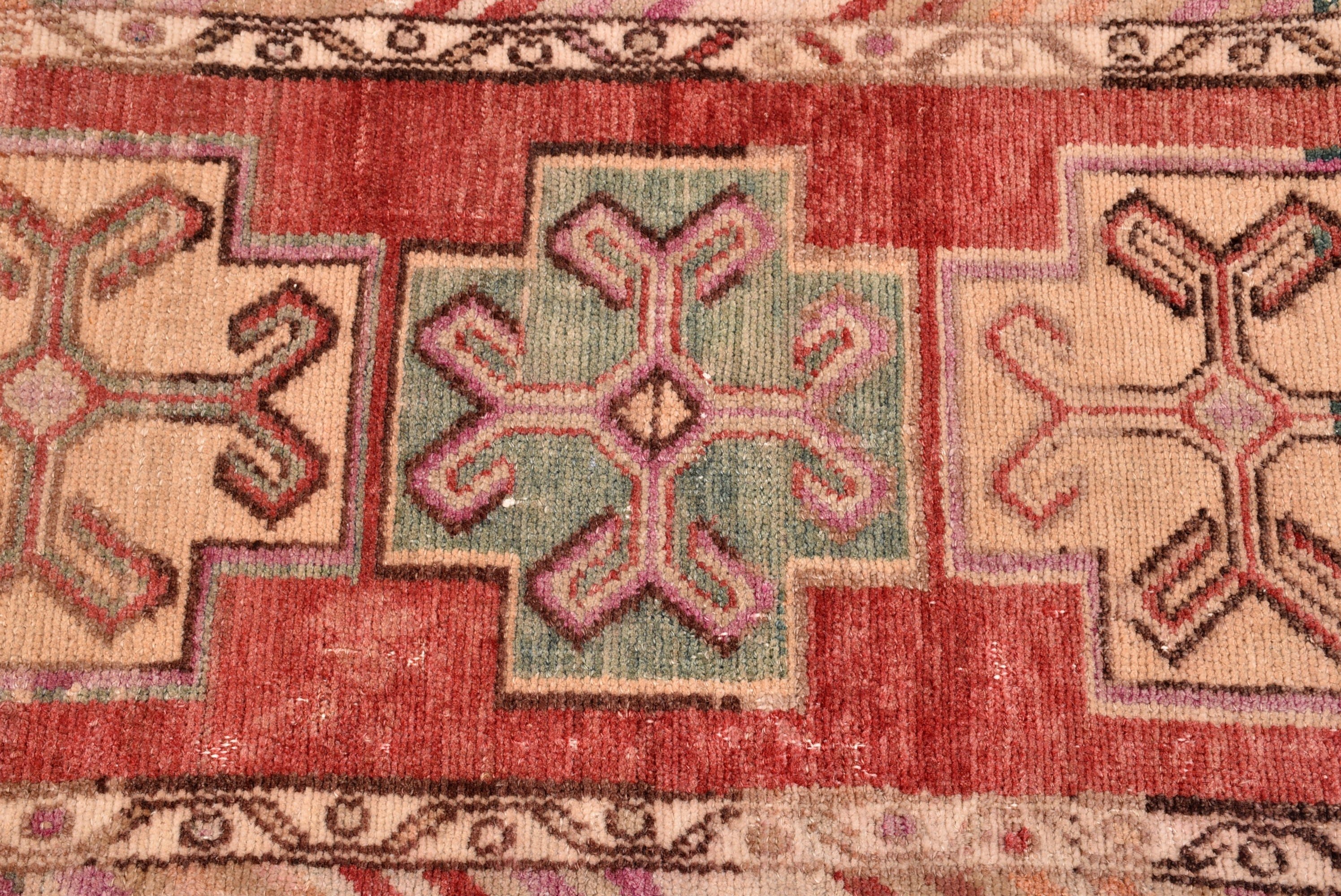 1.9x3.6 ft Küçük Halı, Yatak Odası Halıları, Boho Halı, Bej Açıklama Halısı, Yün Halısı, Türk Halısı, Vintage Halı, Banyo Halıları, Araba Paspas Halısı