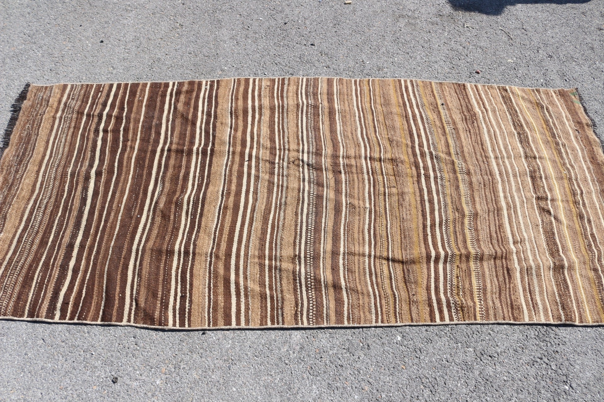 Yatak odası Kilim, 100x210 cm Antre Kilim, Ev Kilim, Bej Antik Kilim, Yatak odası Kilim, Nostaljik Kilim, Anadolu Kilim, Ev Kilim