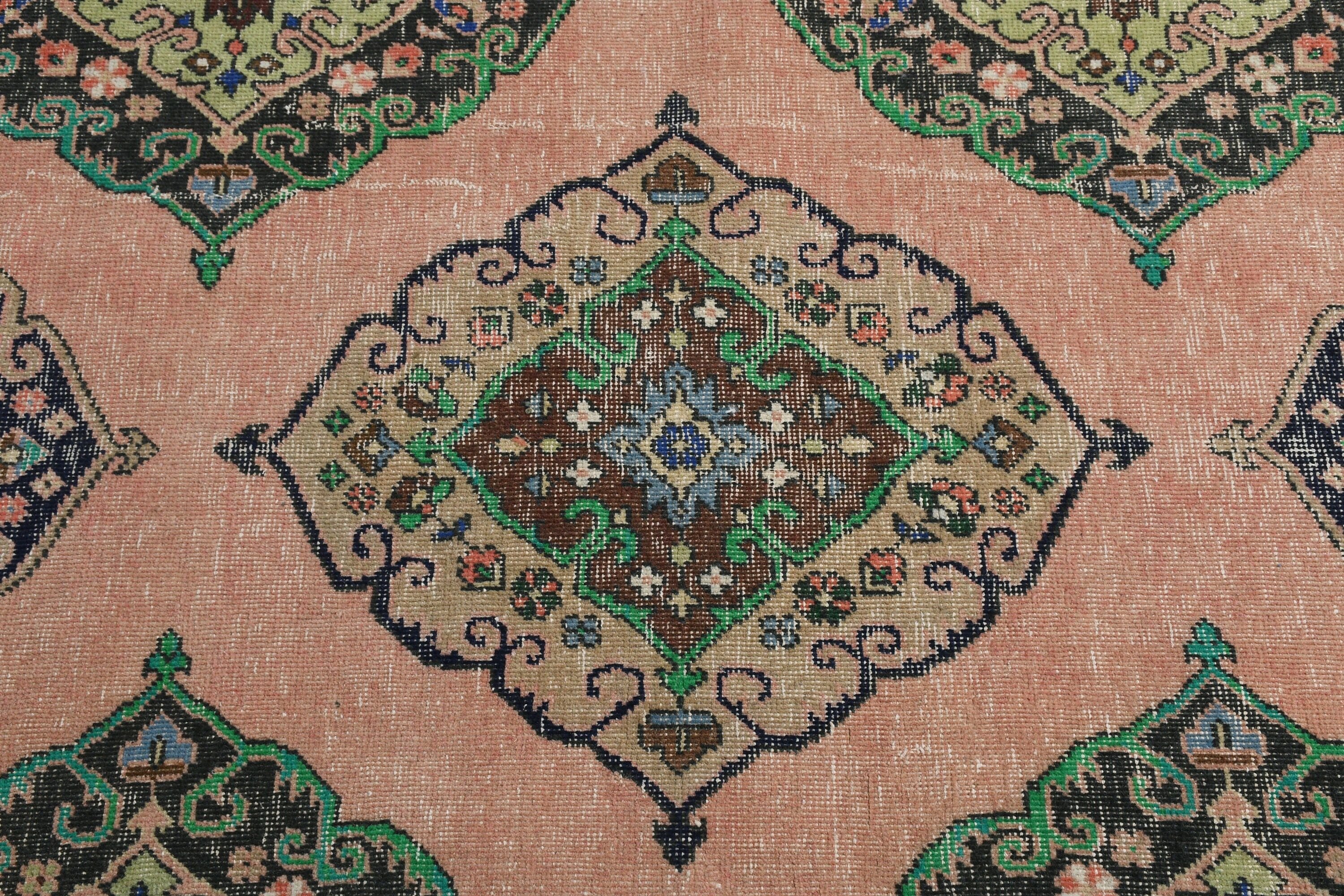 2.8x13.2 ft Runner Halıları, Vintage Halı, Koridor Halısı, Harika Halılar, Pembe Mutfak Halısı, Türk Halıları, Merdiven Halıları, Koşucu Halıları, Mutfak Halıları