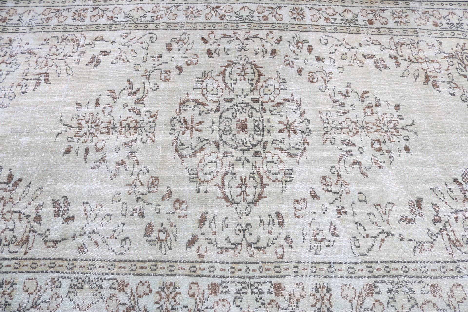 Bohemian Rugs, Floor Rugs, Living Room Rugs, Turkish Rug, 5x8.6 ft Large Rugs, Dining Room Rugs, Gray Neutral Rug, Wool Rugs, Vintage Rug