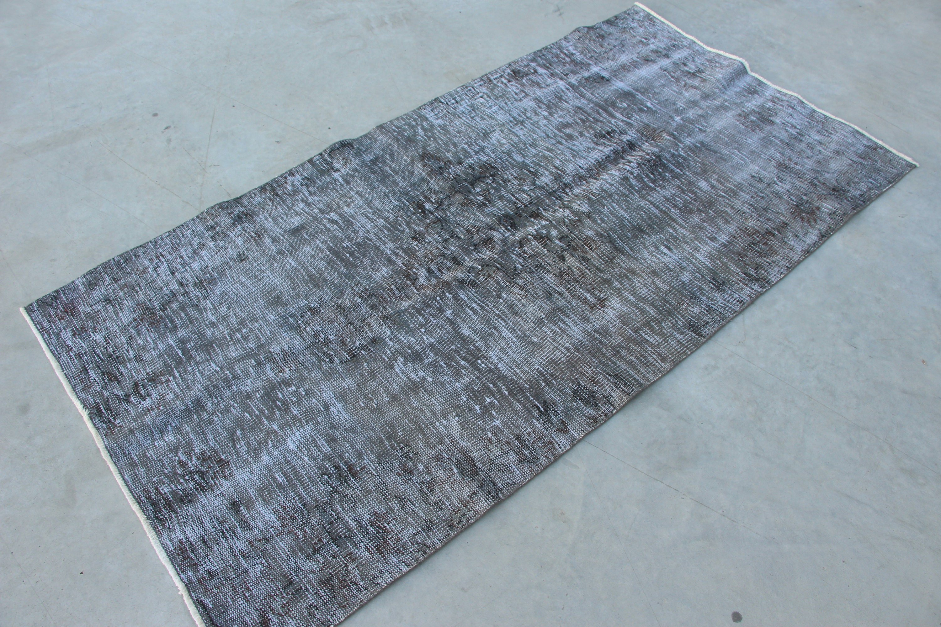 Turkey Rug, Kitchen Rugs, Gray  3.3x6.3 ft Accent Rug, Vintage Rug, Turkish Rug, Antique Rugs, Home Decor Rug, Nursery Rugs