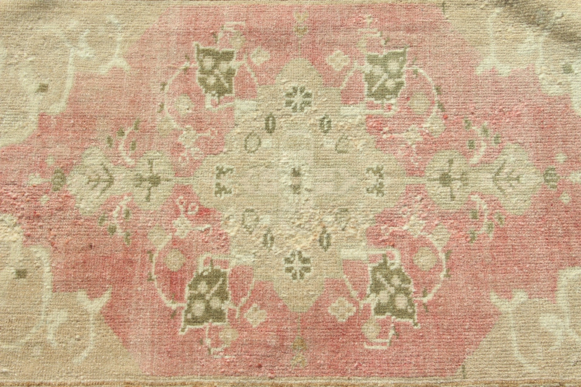 El Dokuma Halı, Türk Halıları, 1.8x3.1 ft Küçük Halı, Vintage Halı, Boho Halılar, Bej Modern Halı, Banyo Halısı, Kabile Halısı, Duvara Asılı Halı