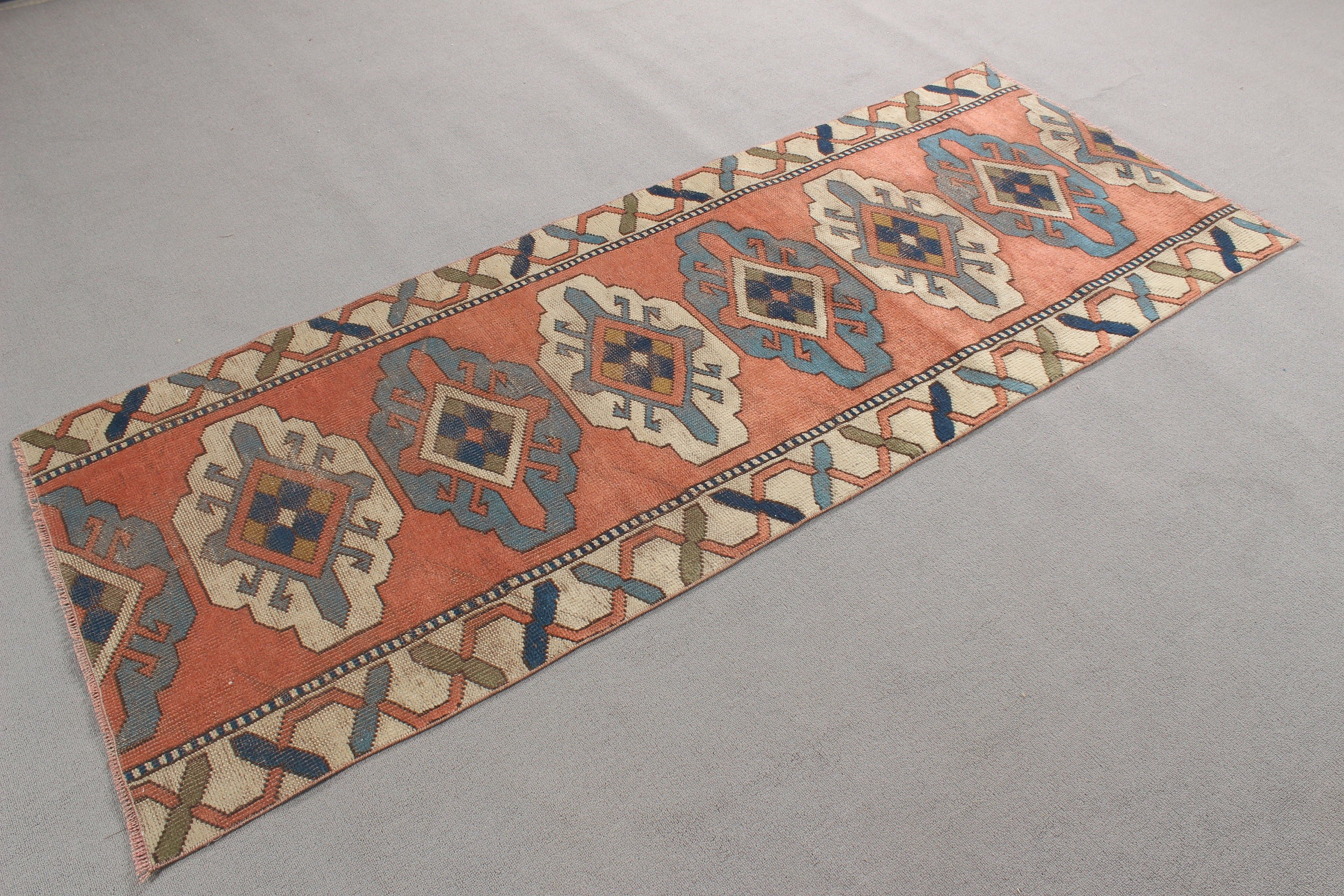 Kırmızı 2.7x7 ft Runner Halısı, Vintage Halı, Türk Halısı, Tribal Halıları, Uzun Koşucu Halıları, Mutfak Halıları, Modern Halı, Koridor Halıları