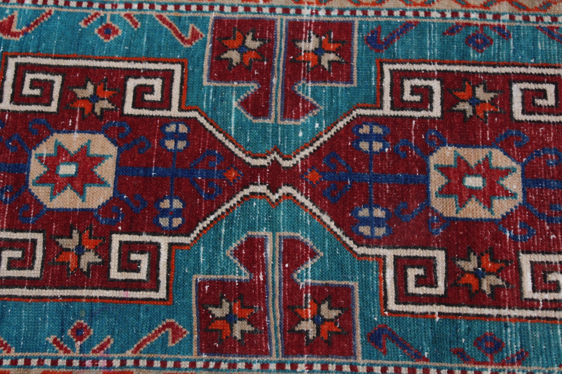 Kitchen Rugs, Rugs for Entry, 1.5x3.8 ft Small Rugs, Bedroom Rug, Handwoven Rug, Turkish Rug, Red Oriental Rug, Nursery Rugs, Vintage Rug