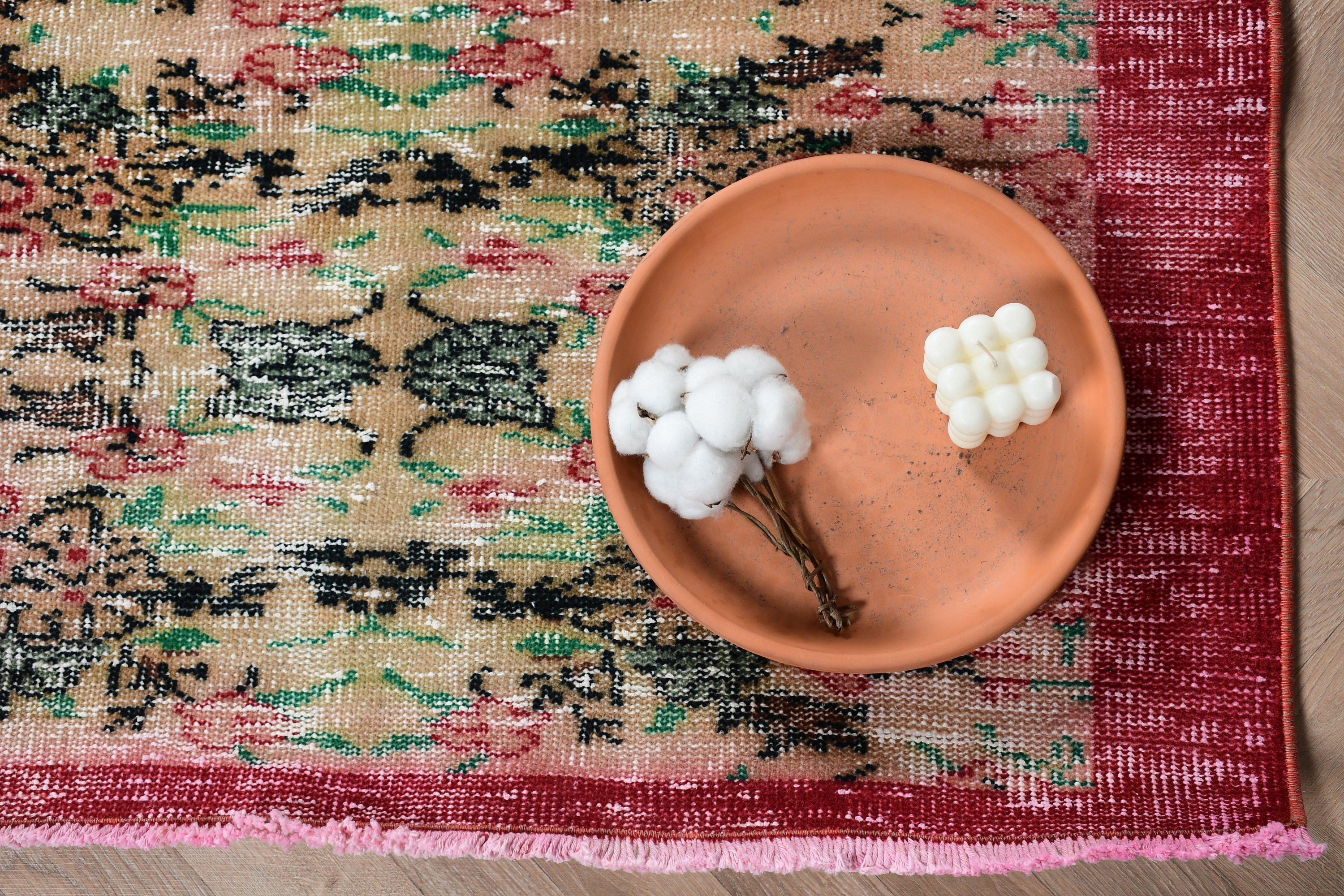 Giriş Halıları, Kahverengi Fas Halısı, Antika Halı, Vintage Halı, Türk Halıları, Mutfak Halısı, Giriş Halıları, Yer Halısı, 3,6x6,4 ft Vurgu Halısı