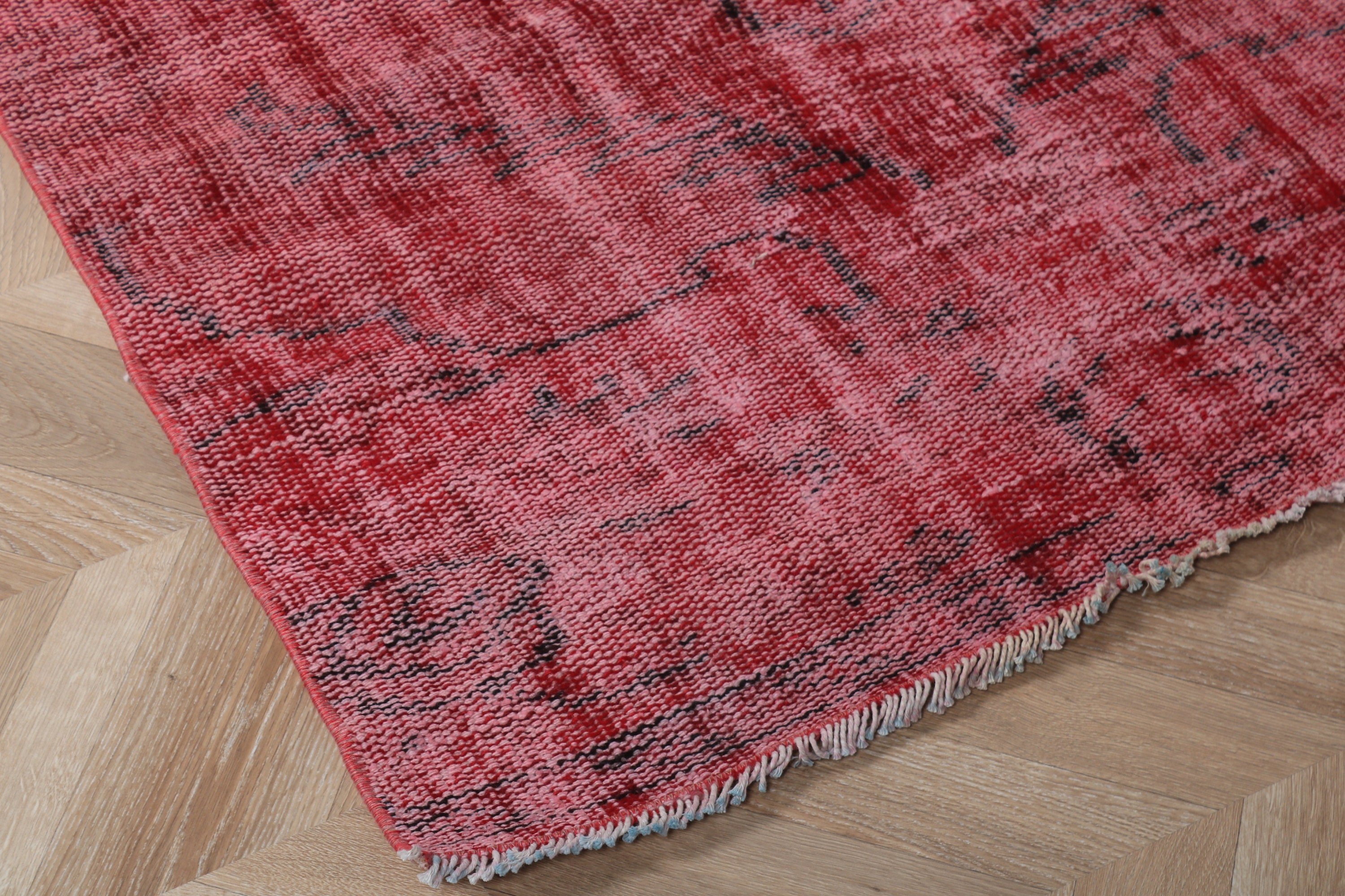 Luxury Rug, Moroccan Rugs, Vintage Rugs, Red Home Decor Rug, Antique Rug, Nursery Rugs, Turkish Rug, 3x7.3 ft Accent Rugs, Rugs for Kitchen