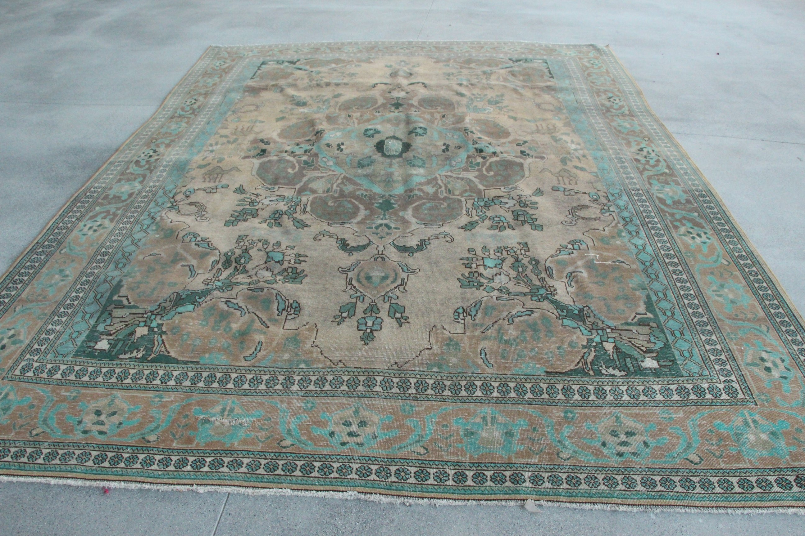 Cool Rugs, Turkish Rugs, Salon Rug, Vintage Rugs, Bronze Oriental Rugs, 9.4x12.4 ft Oversize Rugs, Oversize Turkish Rugs, Flatweave Rugs