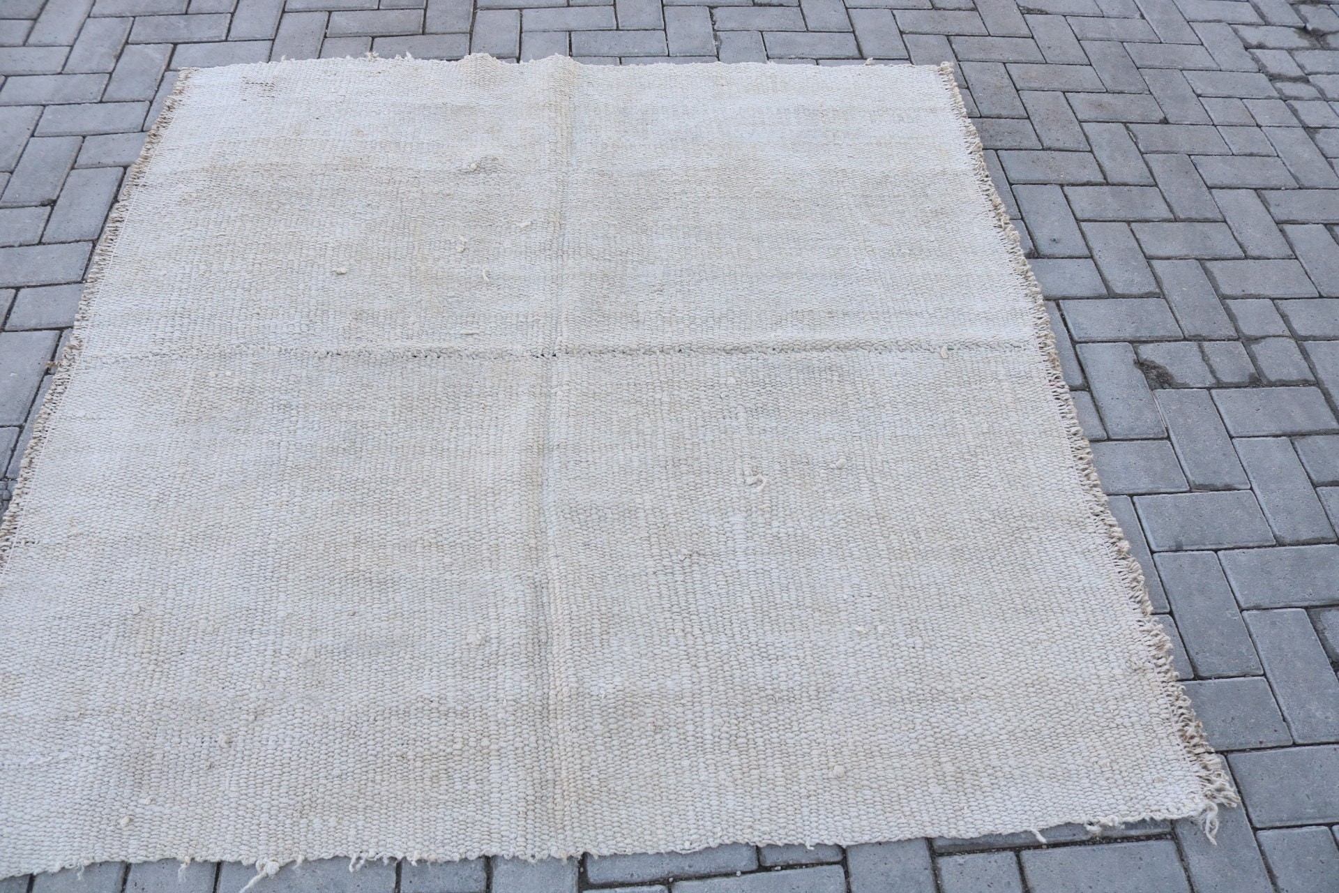 Türk Bölge Halıları, Oturma Odası Halıları, Renkli Halı, Mutfak Halısı, Vintage Halı, Eski Halı, 5.1x4.9 ft Alan Halıları, Türk Halısı, Oushak Halısı