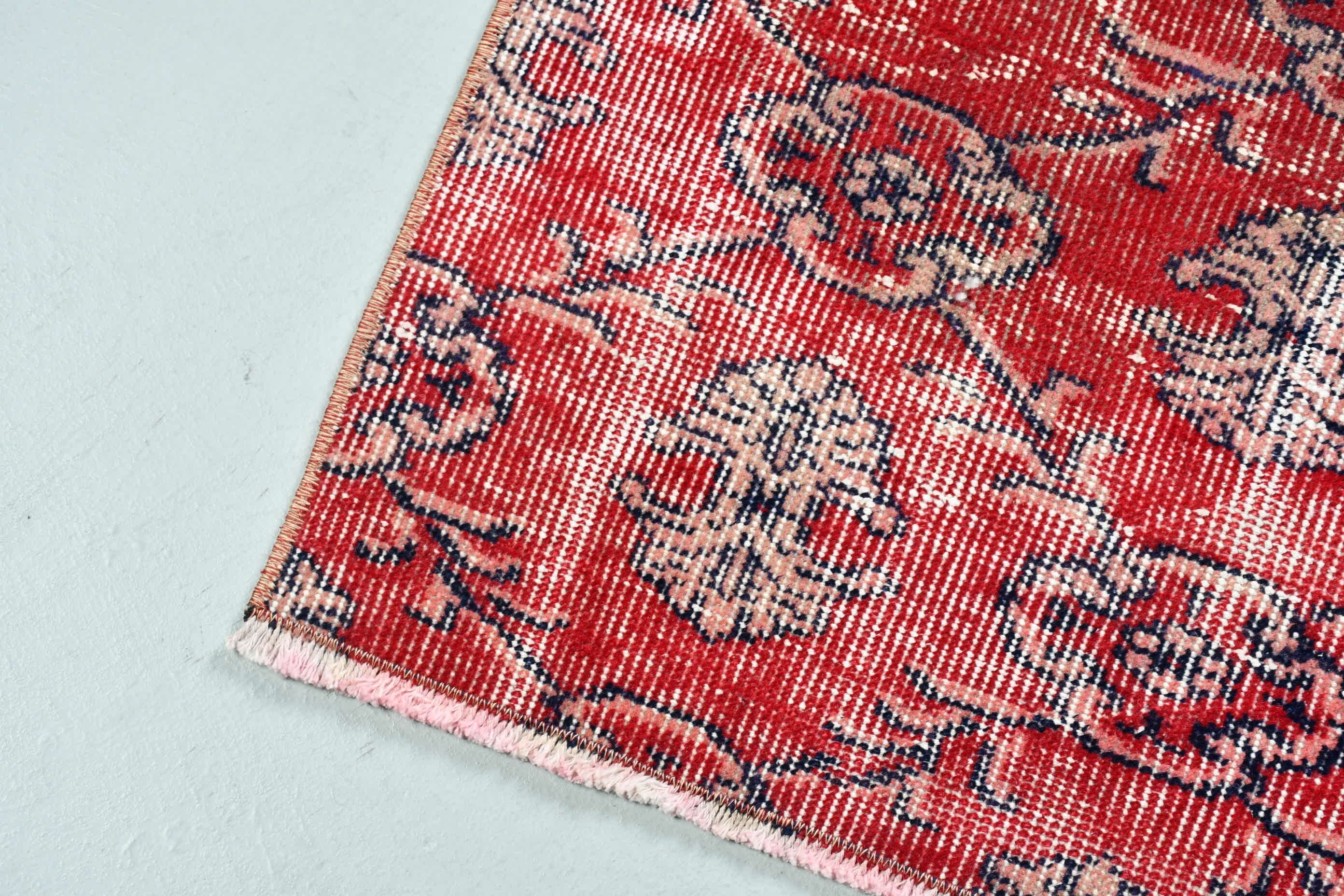 Turkish Rug, Vintage Rugs, Oriental Rug, Rugs for Nursery, Kitchen Rugs, Nursery Rug, Red Oriental Rugs, Entry Rug, 3.6x4.9 ft Accent Rug