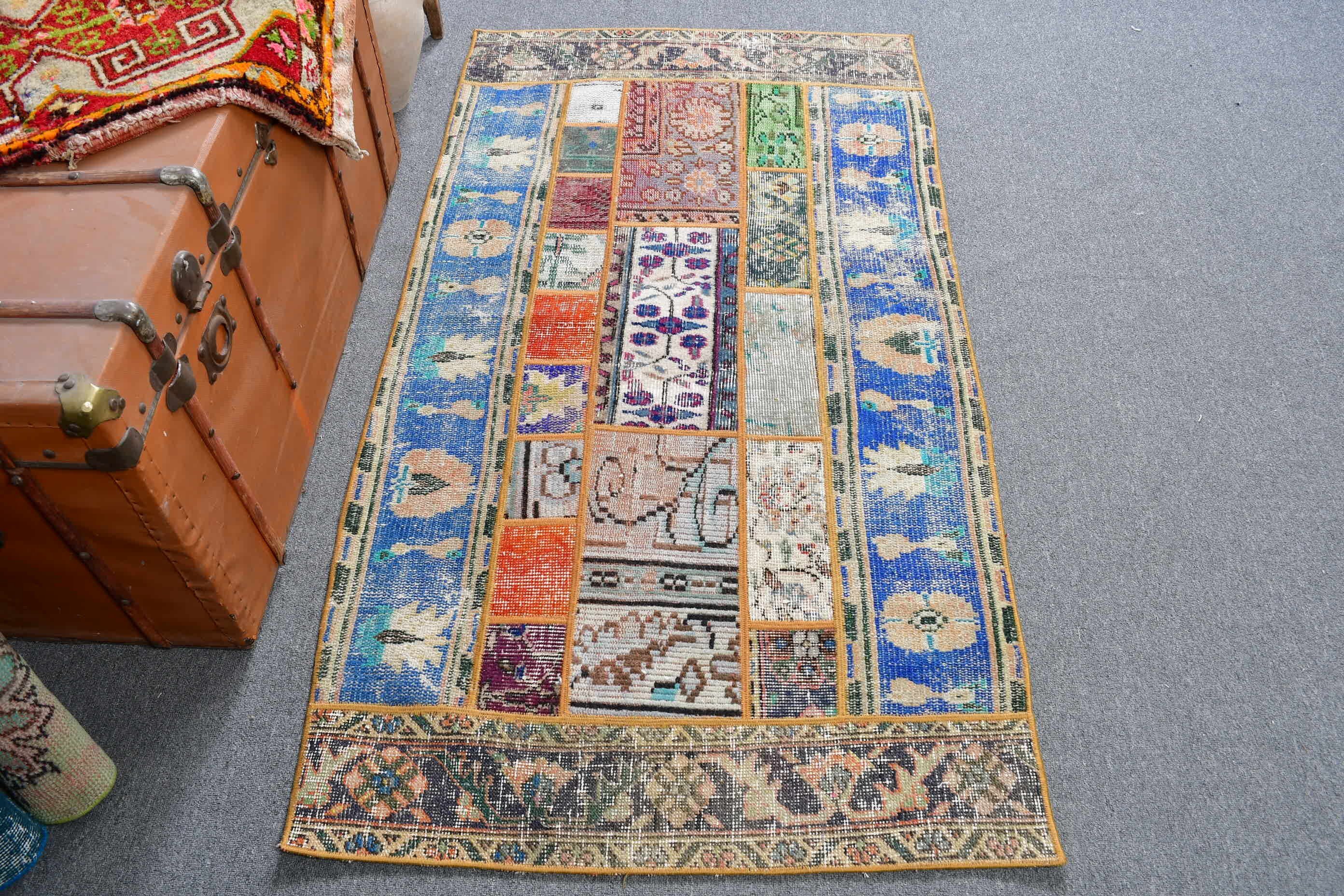 Vintage Halı, Antika Halı, Ofis Halıları, Parlak Halı, Yatak Odası Halısı, Türk Halıları, Havalı Halı, 2,9x5,3 ft Accent Halı, Yatak Odası Halıları, Giriş Halısı