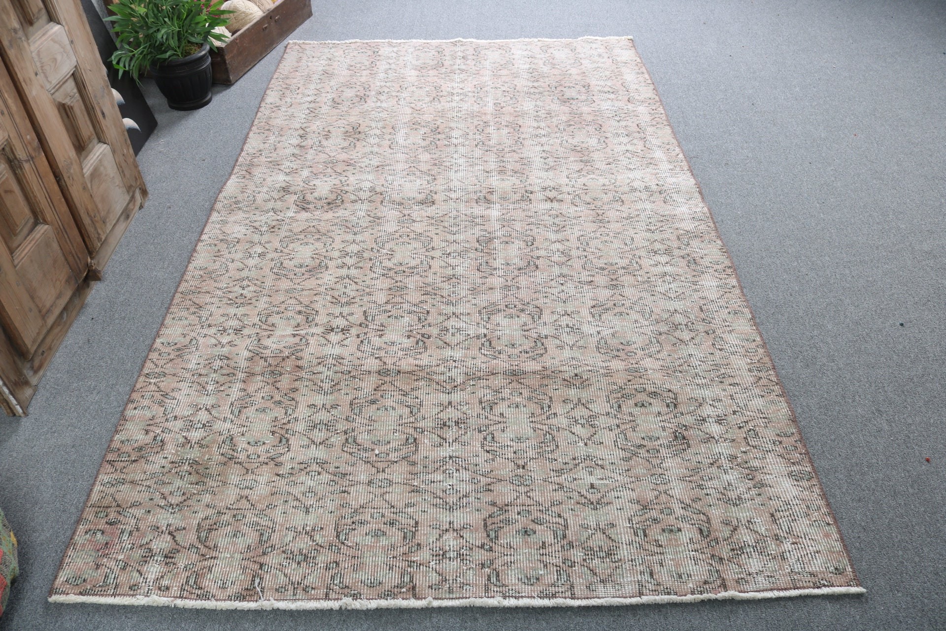 Çocuk Halısı, Kahverengi Mutfak Halıları, Boho Alanı Halıları, Egzotik Halı, Türk Halısı, Yer Halıları, Geometrik Halılar, Vintage Halılar, 4,7x7,8 ft Alan Halısı