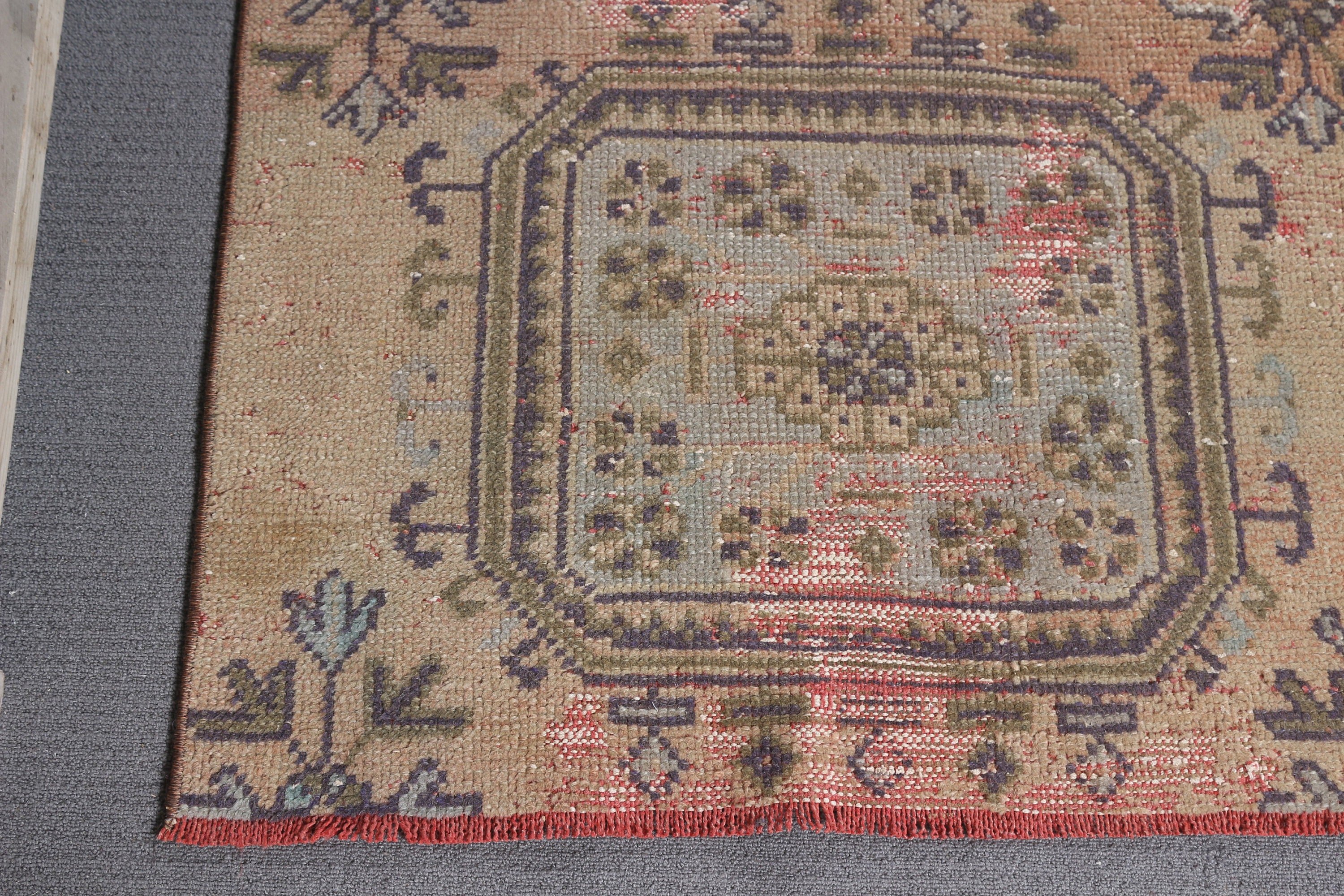 Antique Rug, Green  2.8x5.5 ft Accent Rug, Rugs for Nursery, Turkish Rug, Entry Rug, Oriental Rug, Nursery Rug, Vintage Rug