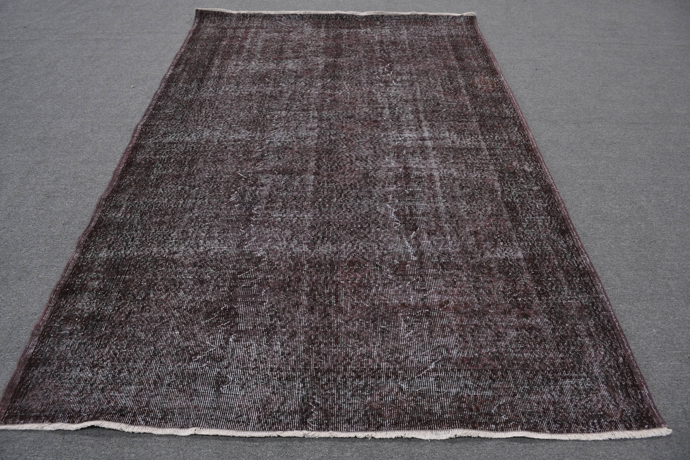 Havalı Halı, Boho Halı, Mor Anadolu Halıları, Yer Halısı, Oturma Odası Halıları, Yatak Odası Halısı, Türk Halısı, Vintage Halı, 5,9x9,2 ft Büyük Halı