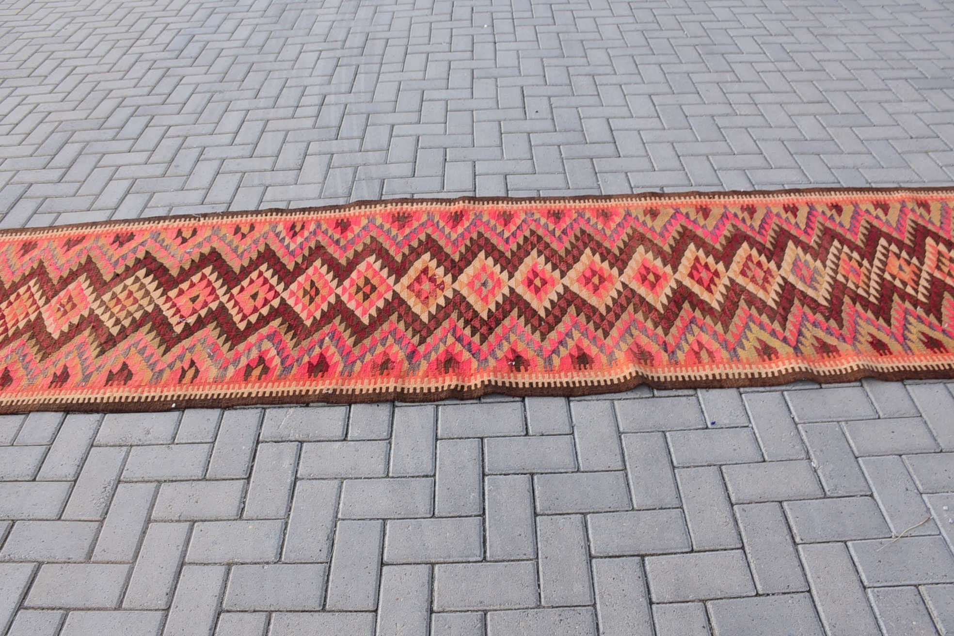 Anadolu Halıları, Runner Halıları, 2.8x13.5 ft Runner Halısı, Koridor Halıları, Ev Dekorasyonu Halıları, Mutfak Halıları, Vintage Halı, Türk Halısı, Kilim