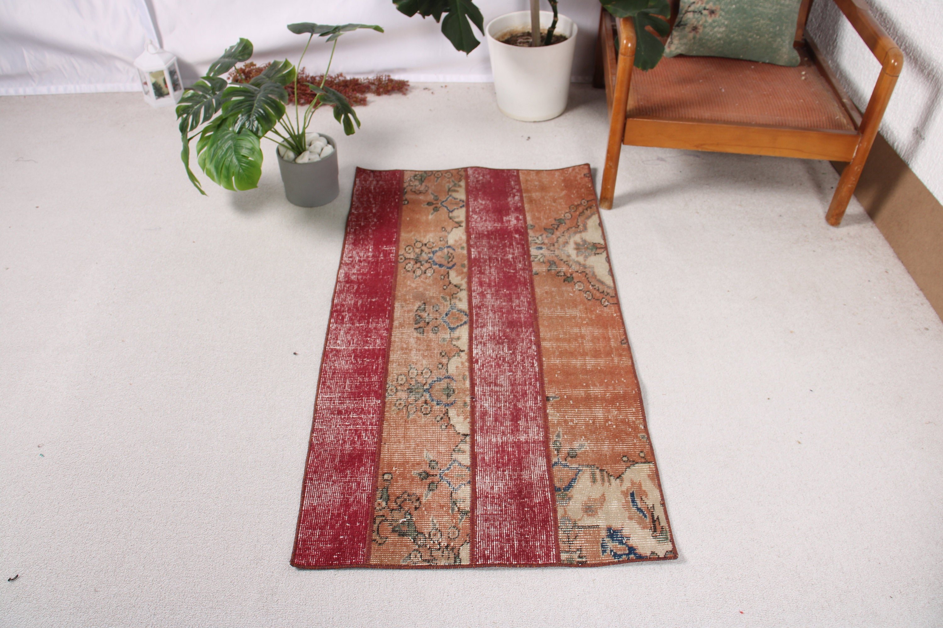 Brown Kitchen Rugs, Vintage Rugs, Car Mat Rug, Aztec Rugs, Nursery Rugs, Turkish Rug, Antique Rug, Moroccan Rug, 2.2x4.1 ft Small Rug