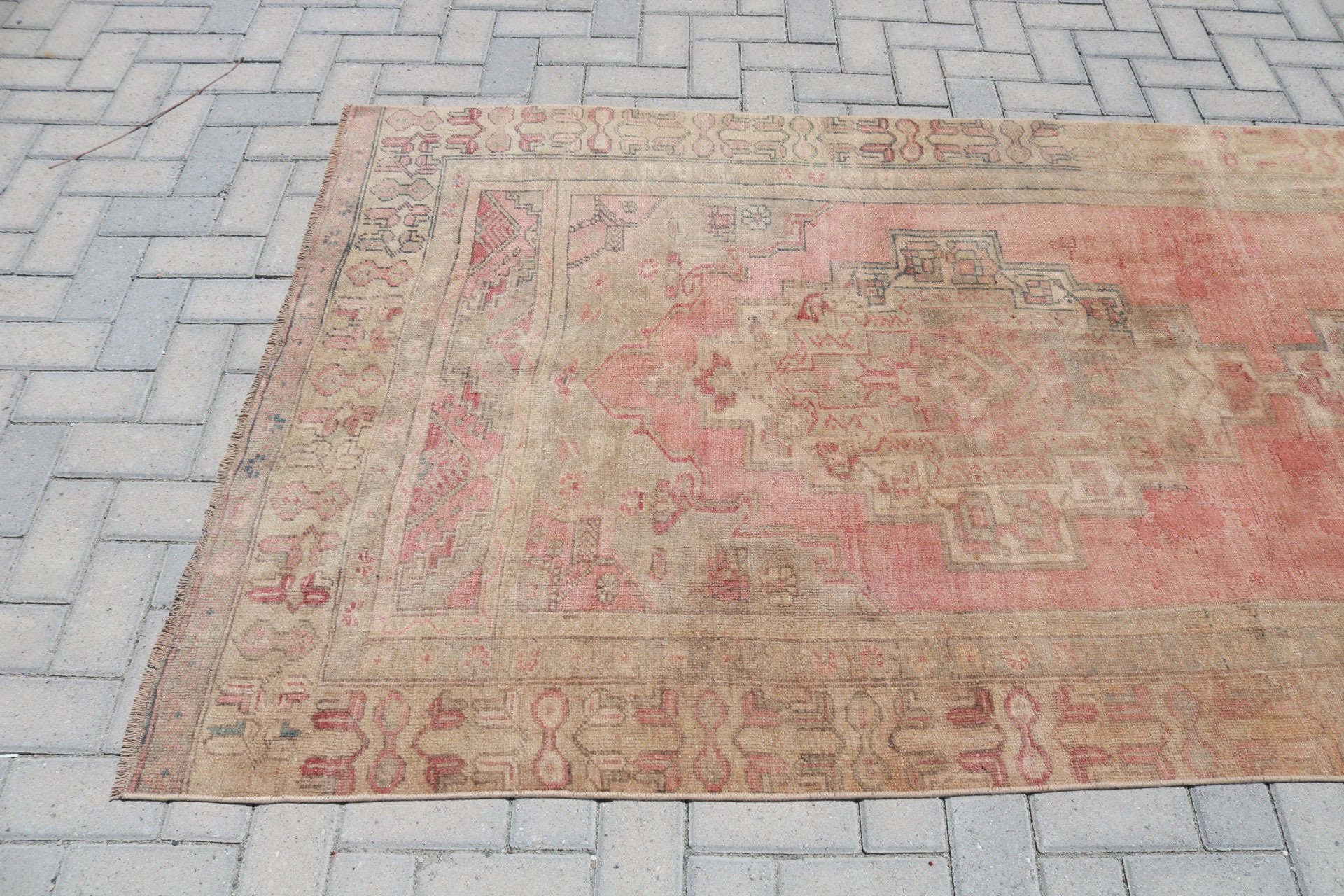 Living Room Rug, Vintage Rug, Salon Rug, Turkish Rug, Dorm Rug, Rugs for Dining Room, Moroccan Rugs, 4.3x10.7 ft Large Rugs, Oriental Rug