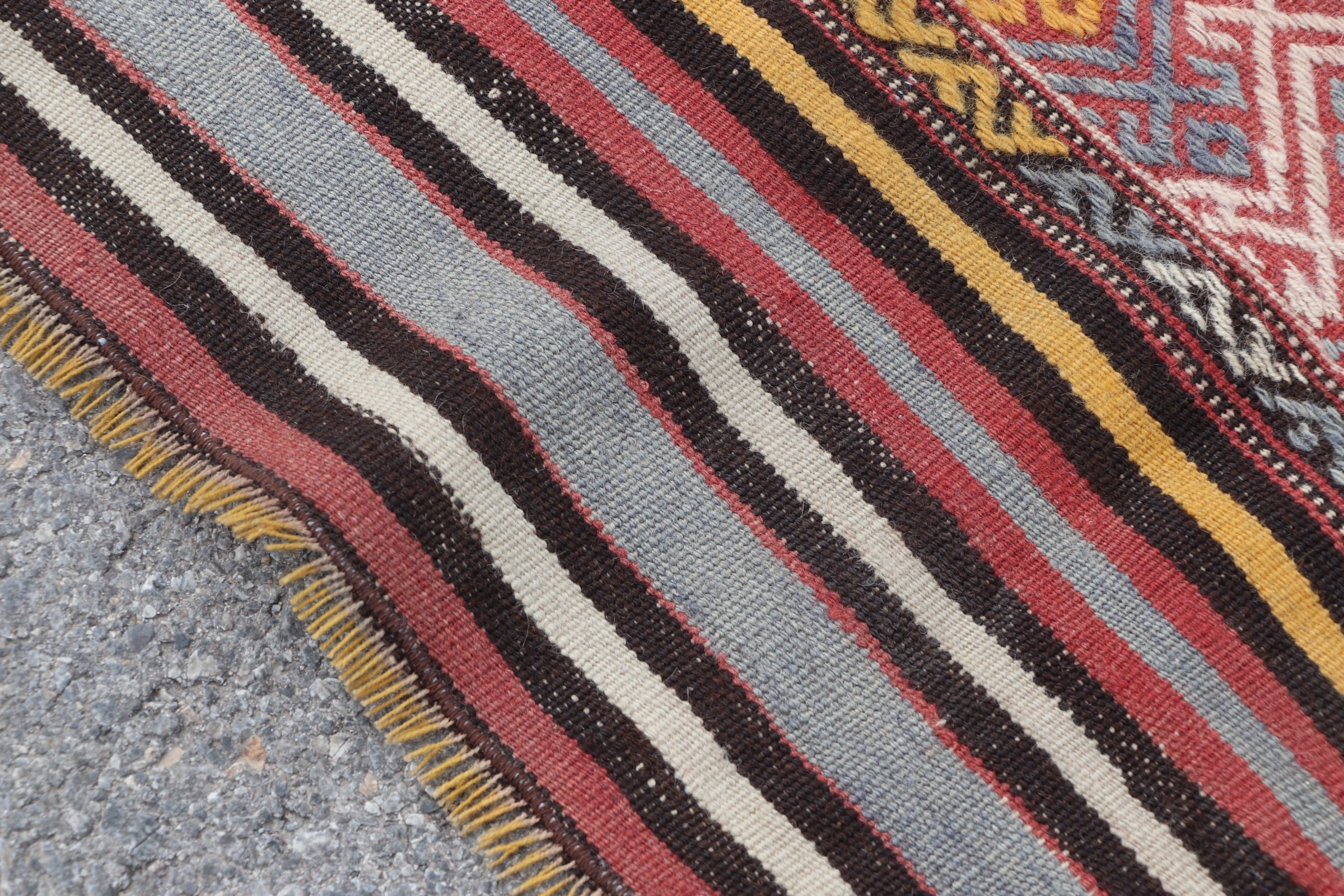 Türk Halısı, Soğuk Halılar, İç Mekan Halıları, İç Mekan Halısı, Vintage Halı, 4,8x7,3 ft Alan Halıları, Kilim, Sarı Soğuk Halı, Anadolu Halıları, Özel Halı