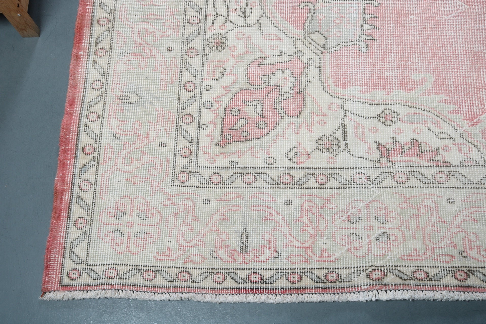 Living Room Rug, Rugs for Salon, Large Wool Rug Rugs, Turkish Rugs, Bedroom Rug, Salon Rugs, Vintage Rug, 6.1x9.9 ft Large Rugs, Wool Rug